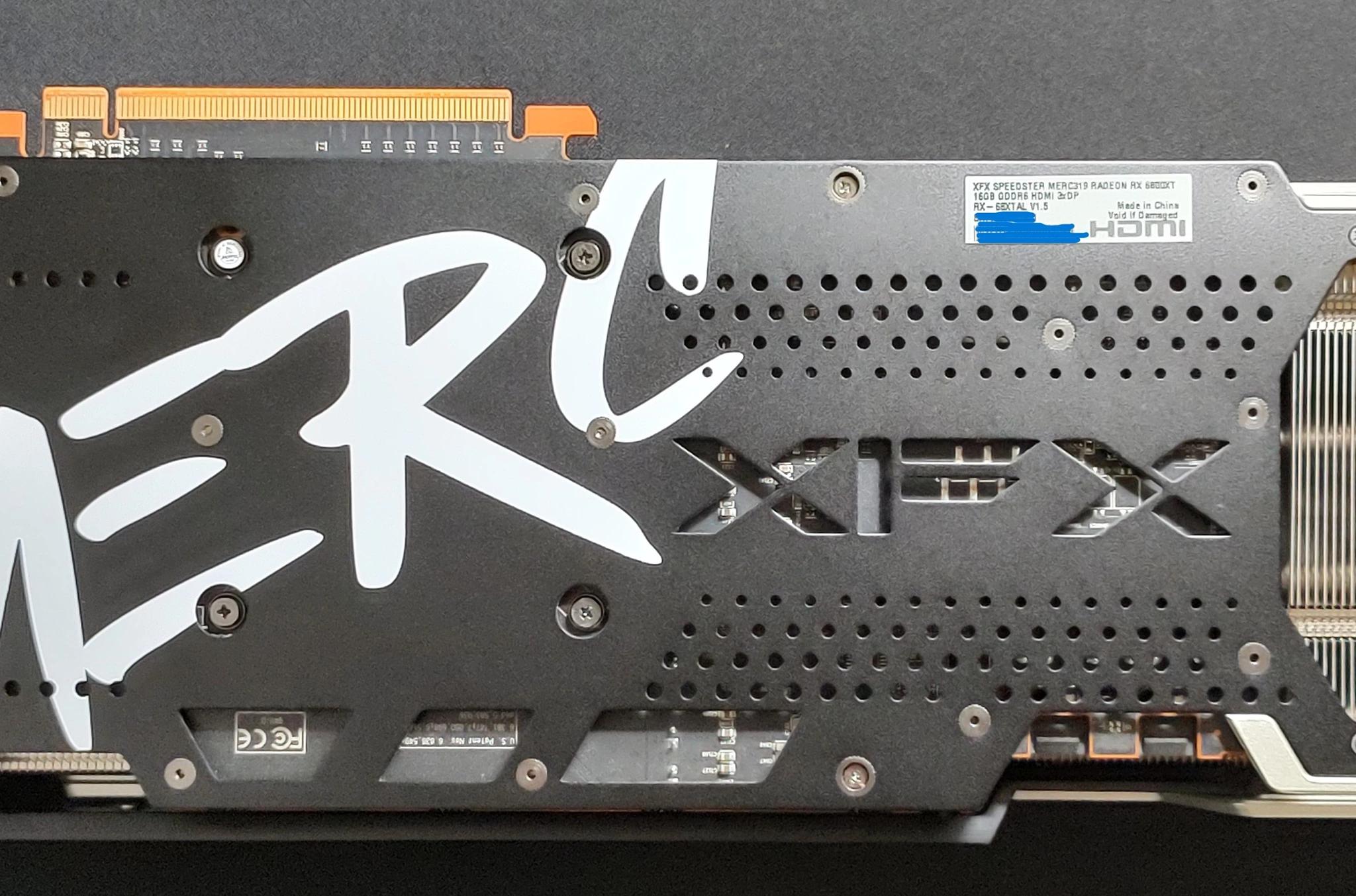 LIKE NEW 6800 XT - XFX SPEEDSTER MERC319 AMD Radeon RX 6800 XT CORE