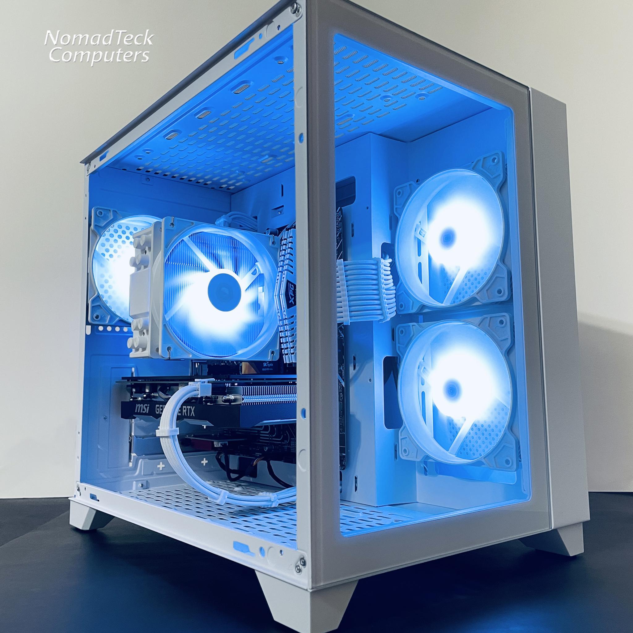 ❄️White Gaming PC w RGB - i3 12gen ● 16GB RAM ● 1TB SSD - RTX 2060 Super 8GB ● Best value for 1080p