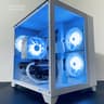 ❄️White Gaming PC w RGB - i3 12gen ● 16GB RAM ● 1TB SSD - RTX 2060 Super 8GB ● Best value for 1080p