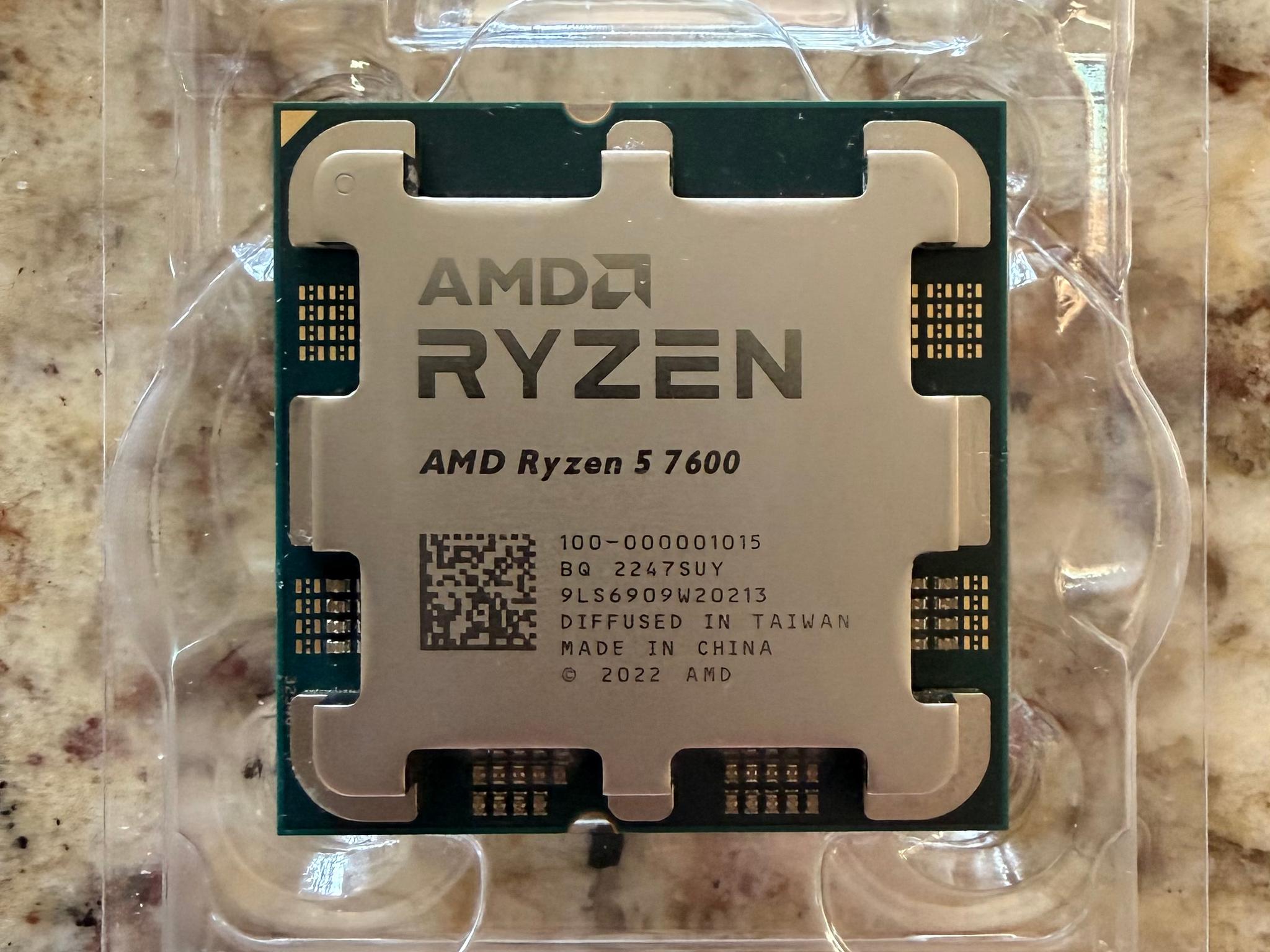AMD Ryzen 5 7600 (6 Cores/12 Threads, AM5)