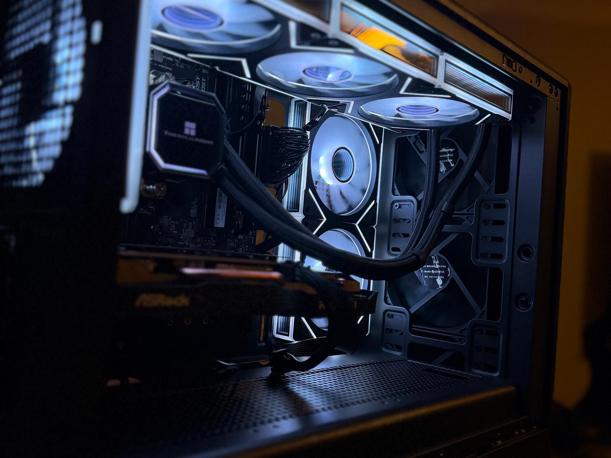 🔥 Ryzen 5 5600G + RX 7600 8GB Gaming PC | 16GB RAM | WiFi | 360mm AIO | Win 11 Pro