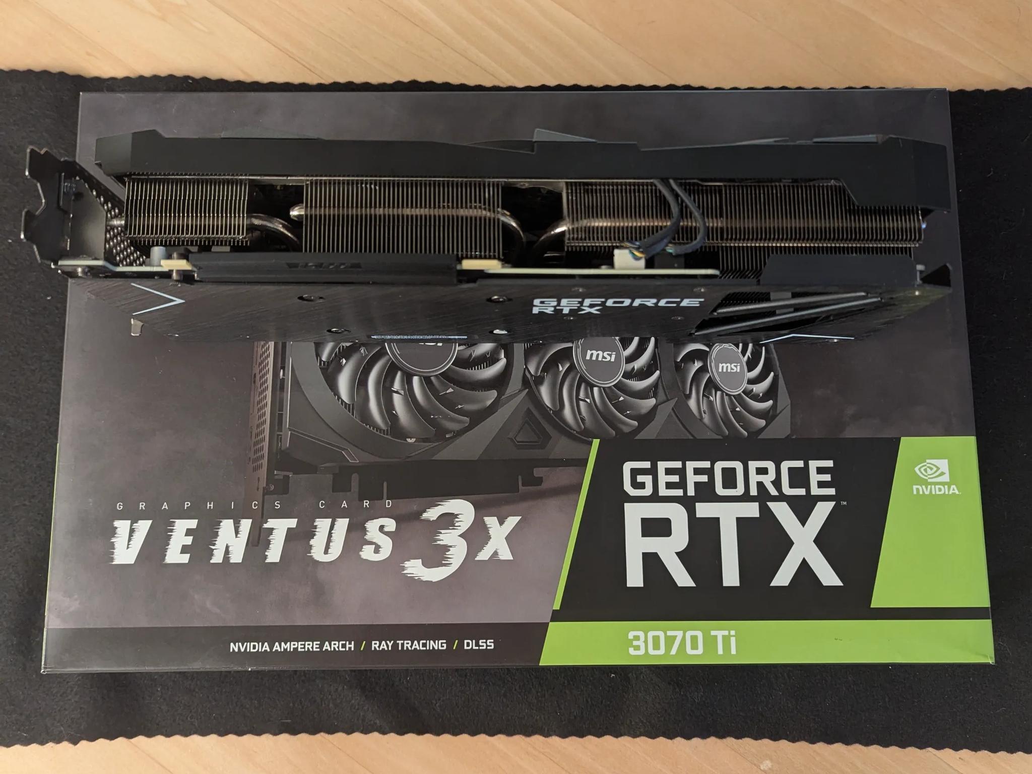 🌀 MSI RTX 3070 Ti Ventus 3X – Triple Fan 1440p Powerhouse | Clean & Reliable 🔹