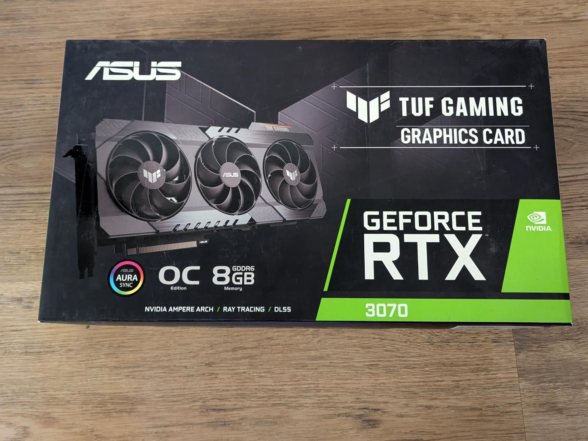 ASUS TUF Gaming GeForce RTX 3070 8GB GDDR6 Graphics Card (with Box)