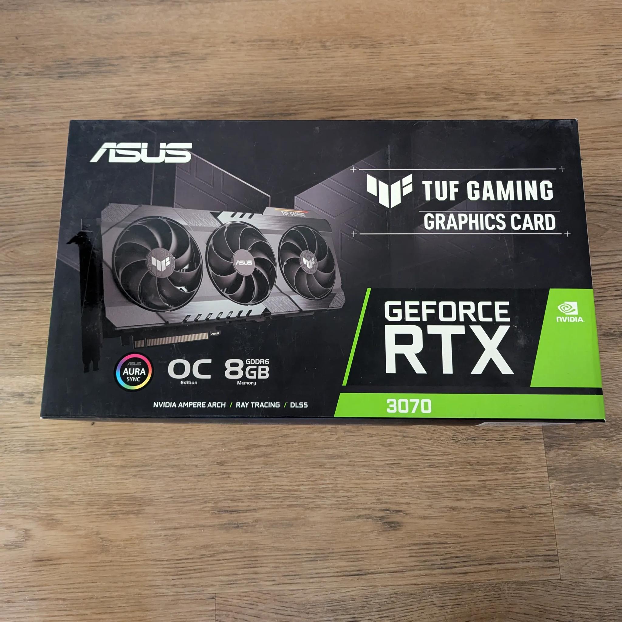 ASUS TUF Gaming GeForce RTX 3070 8GB GDDR6 Graphics Card (with Box)