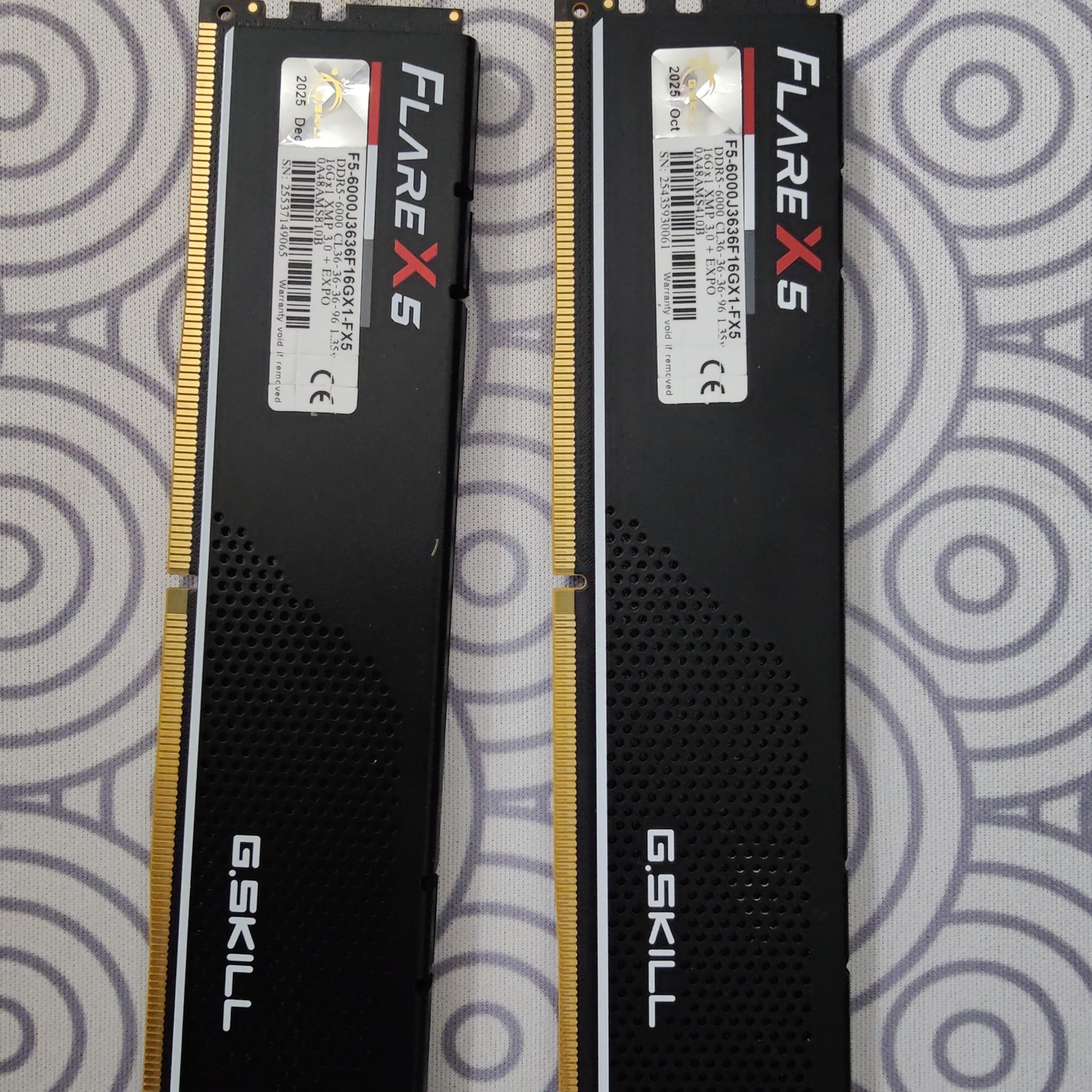G. Skill Flare x5 DDR5 32GB 600mhz cl36