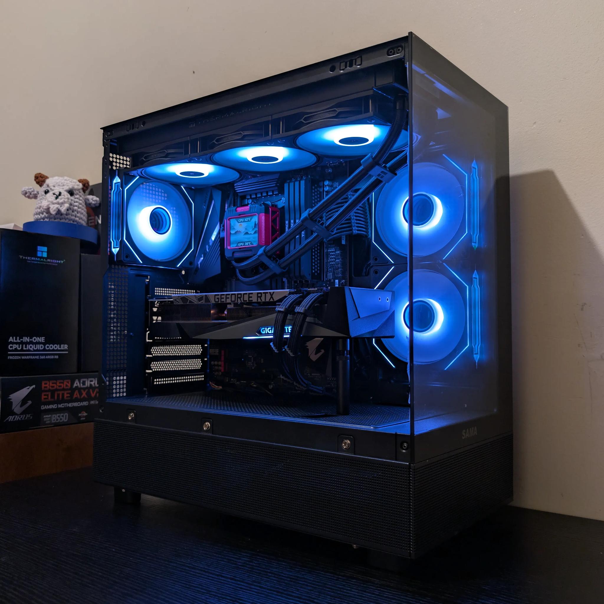 🔥1440p Gaming Beast | RTX 3080 | Ryzen 7 5700X | 1TB SSD | 32GB RAM | WiFi 6 & Bluetooth🔥