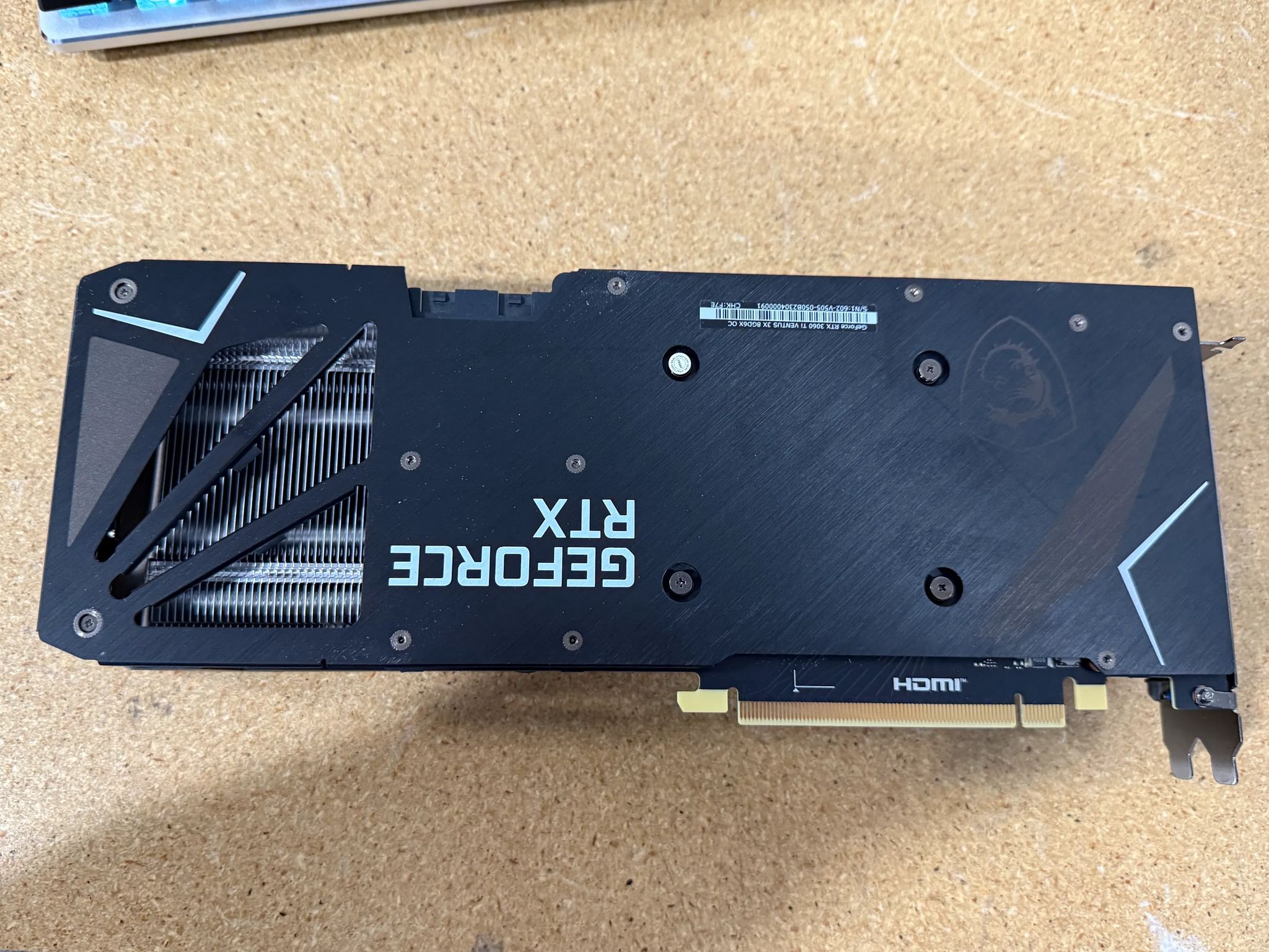 MSI GeForce RTX 3060 Ti VENTUS 3X 8GD6X OC