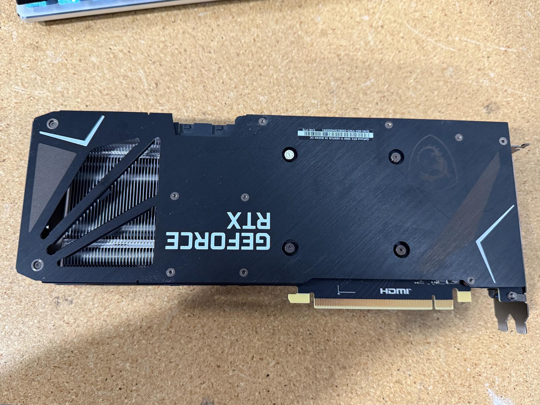 MSI GeForce RTX 3060 Ti VENTUS 3X 8GD6X OC