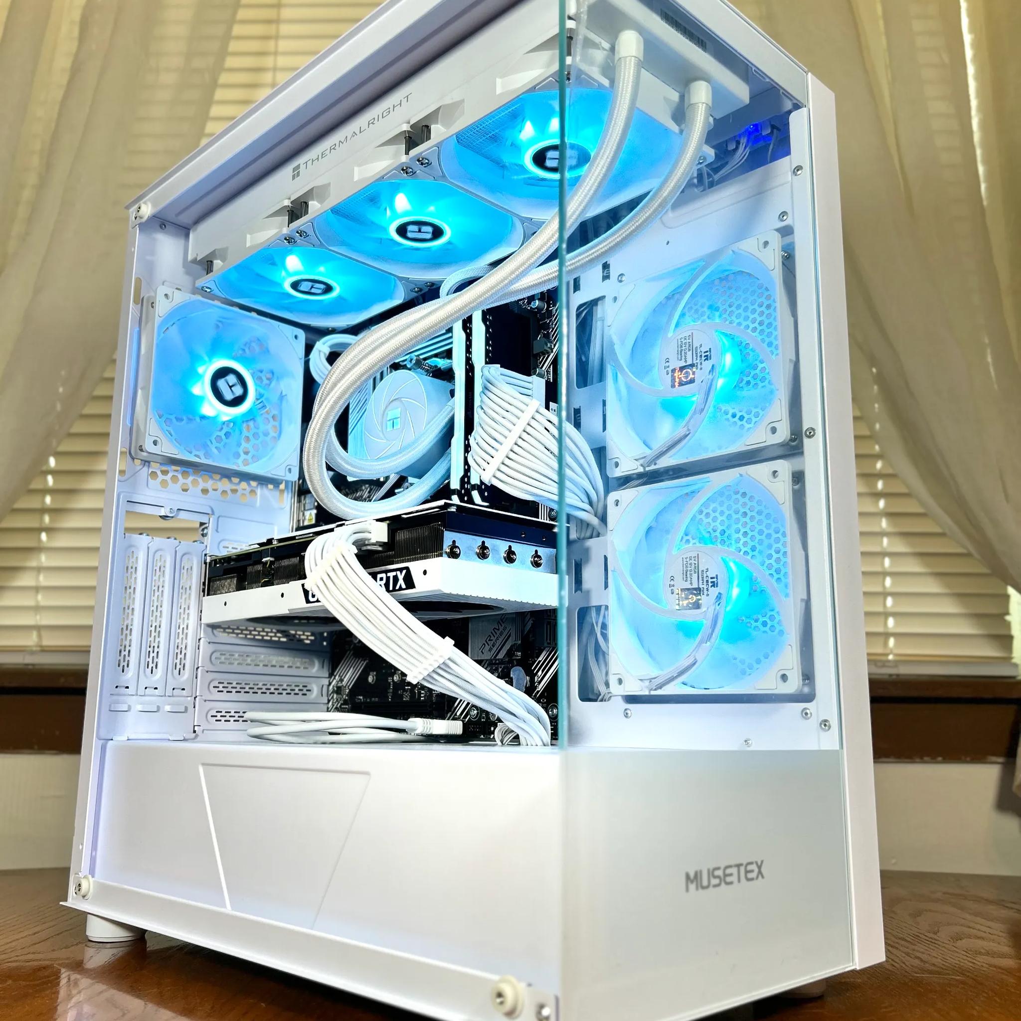 ❄️RTX 3080 | Ryzen 5 5600x ❄️ 1440p Ready ❄️ White Gaming PC ❄️