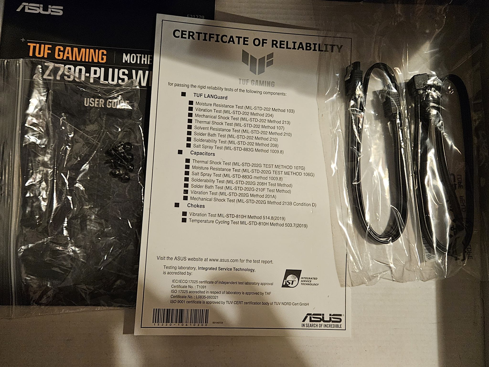 Asus TUF Gaming Z790-Plus Wifi and Intel Core i5-13600k
