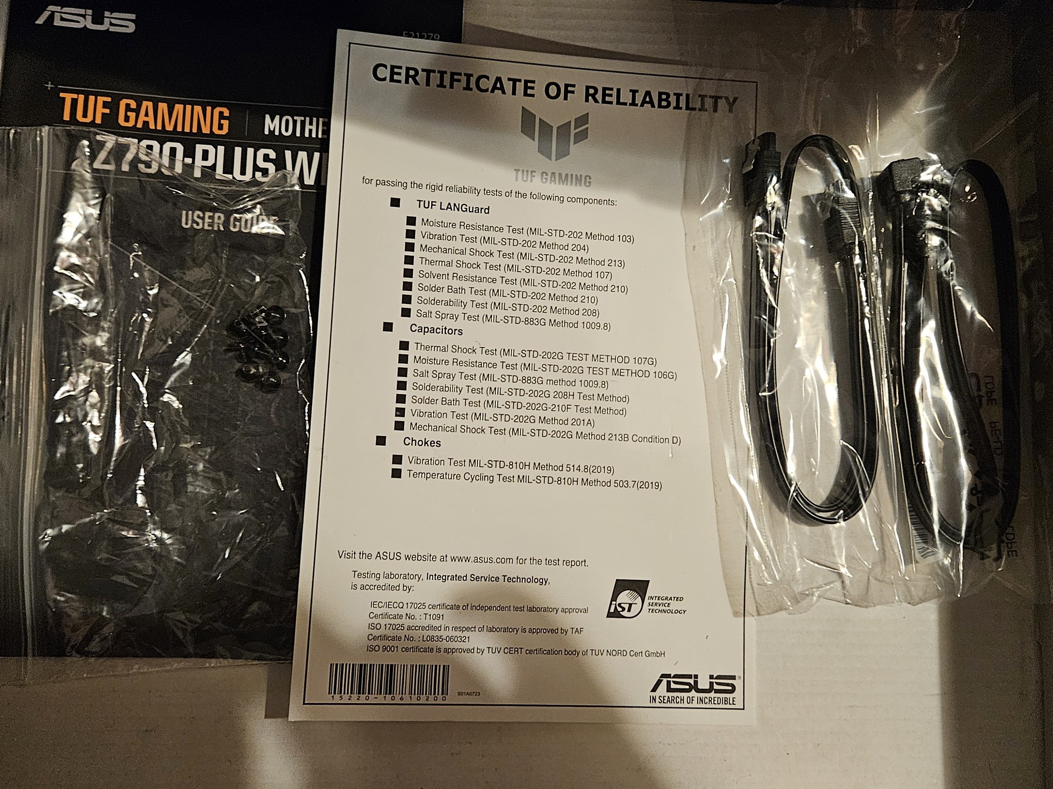 Asus TUF Gaming Z790-Plus Wifi and Intel Core i5-13600k