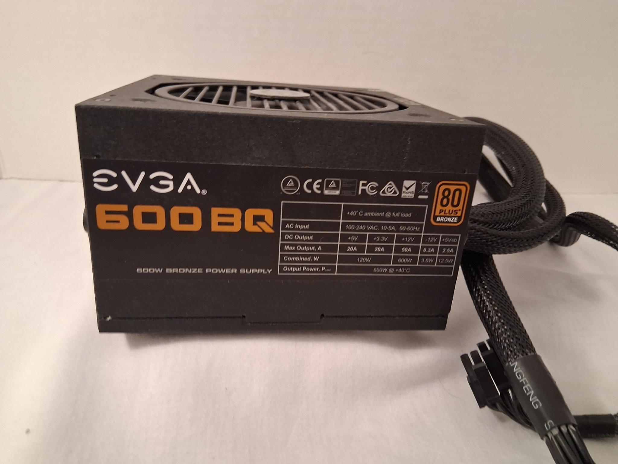 EVGA 600B 80 Plus Bronze Non-Modular Power Supply 600w