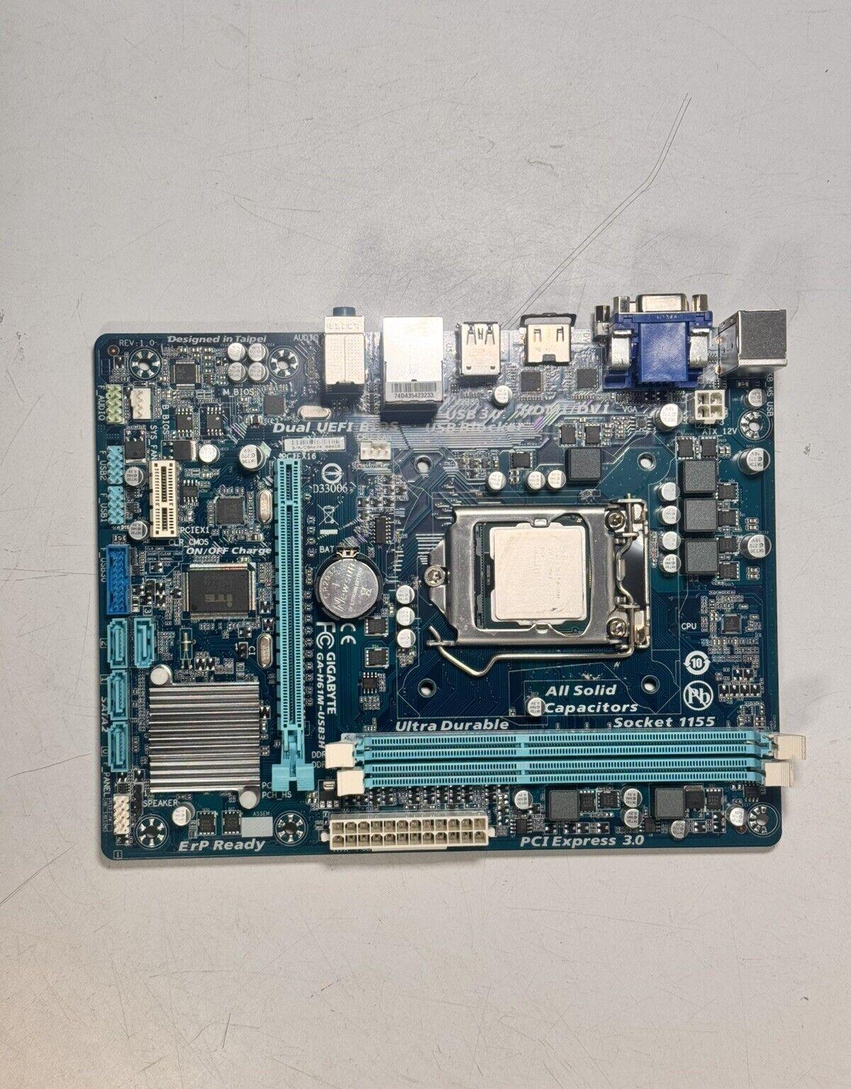 Gigabyte GA-H61M-USB3H Motherboard w/i5-3350P CPU
