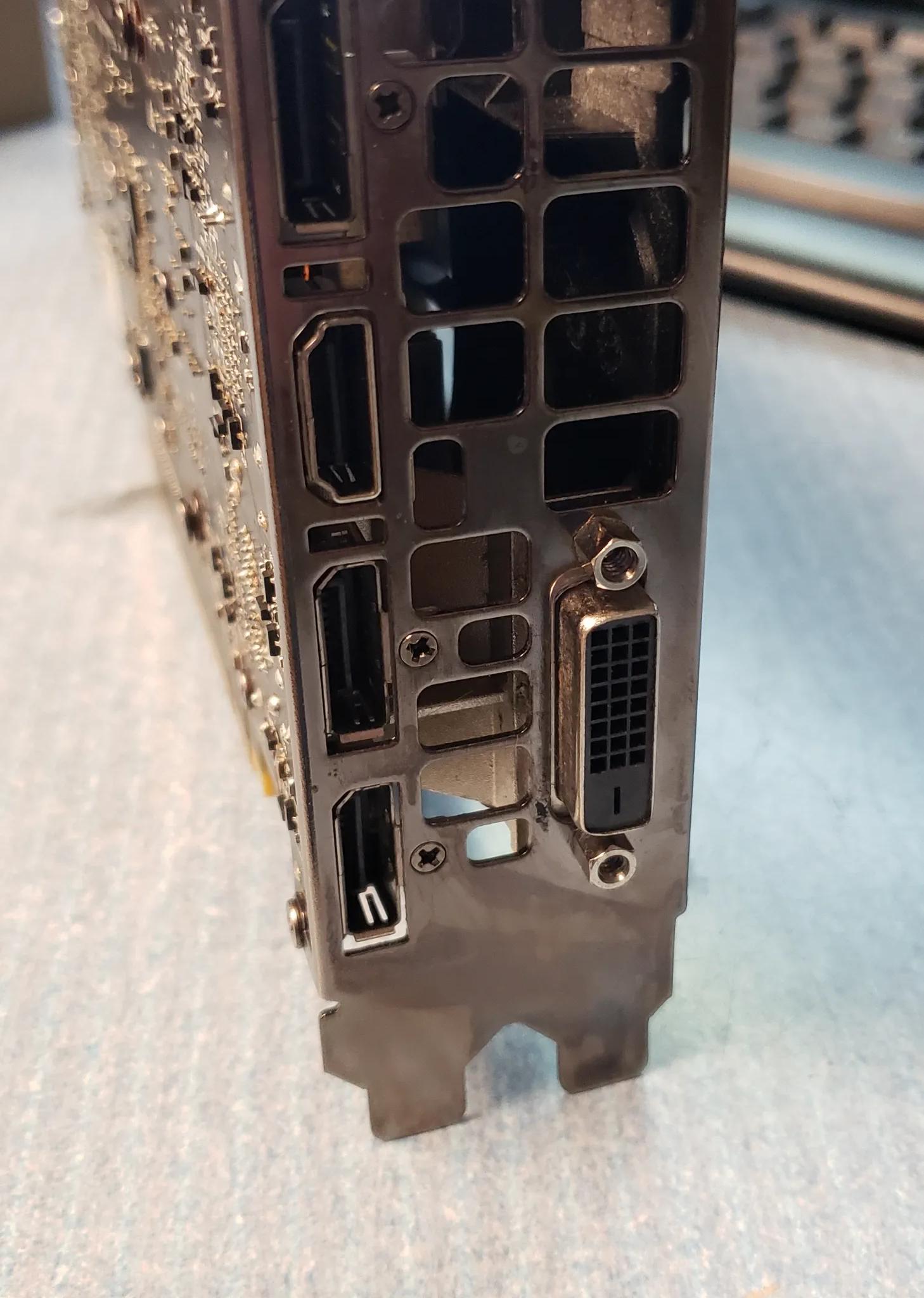 EVGA GTX 1070 SC graphics card.