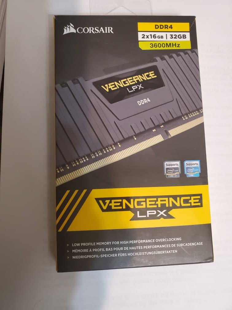 Corsair Vengeance LPX 32GB (2x16GB) DDR4 3600MHz C16 Desktop Memory (RAM)