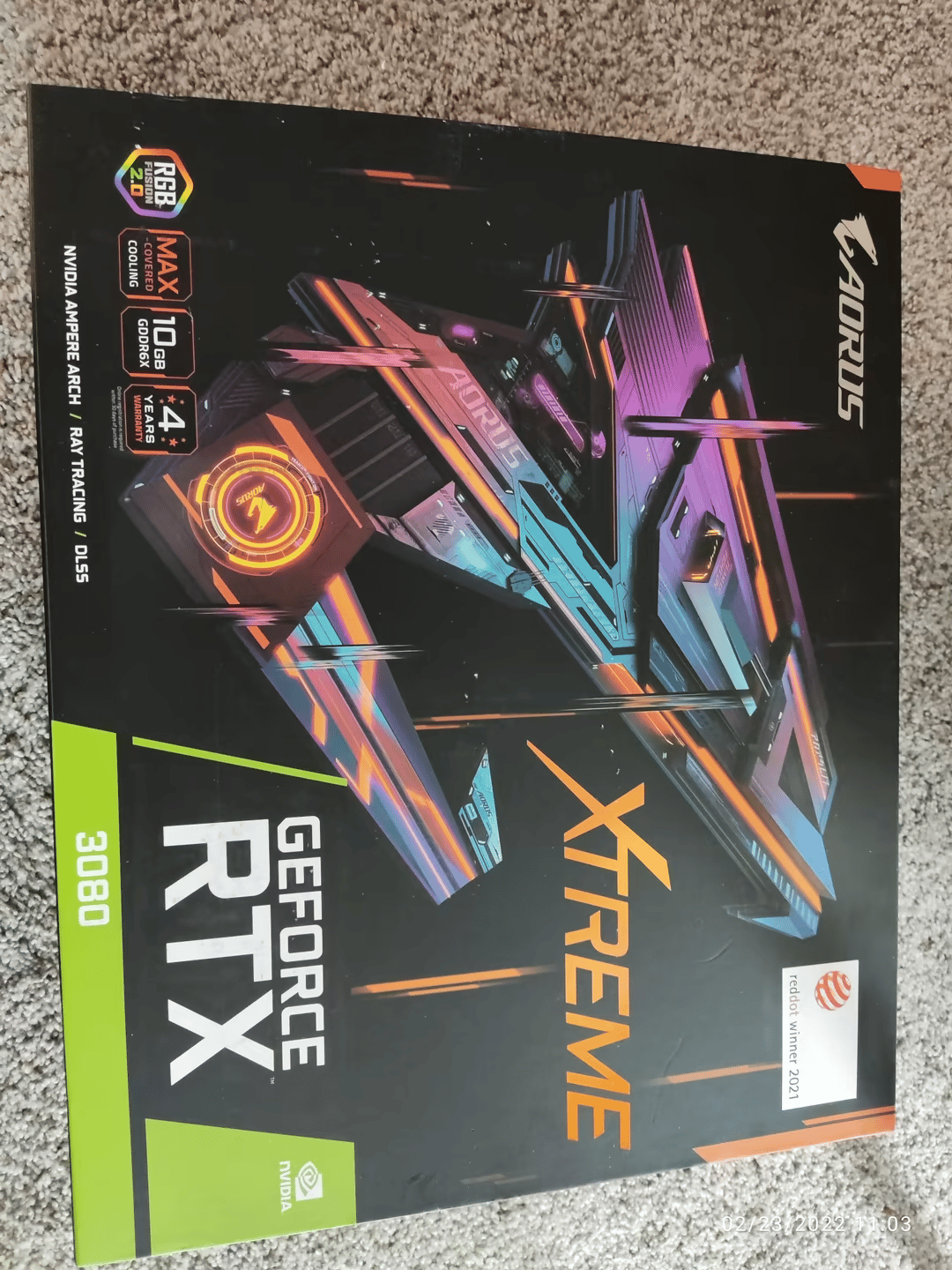 Gigabyte Aorus Xtreme RTX 3080