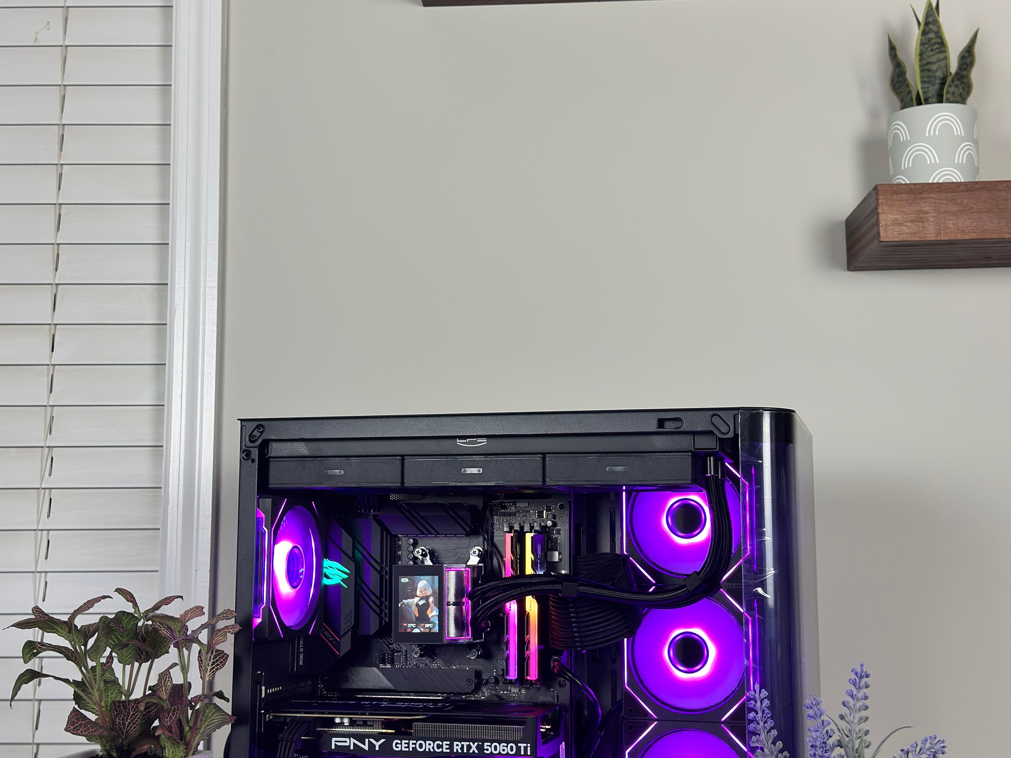 Ryzen 7 5800X | RTX 5060 Ti Gaming PC | 32 GB RAM | Smooth 1440p |  RGB + LCD AIO