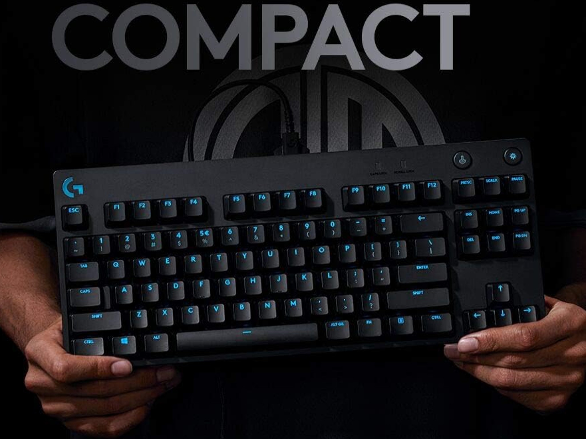 Logitech G Pro X (GX Blue Clicky) Gaming Keyboard