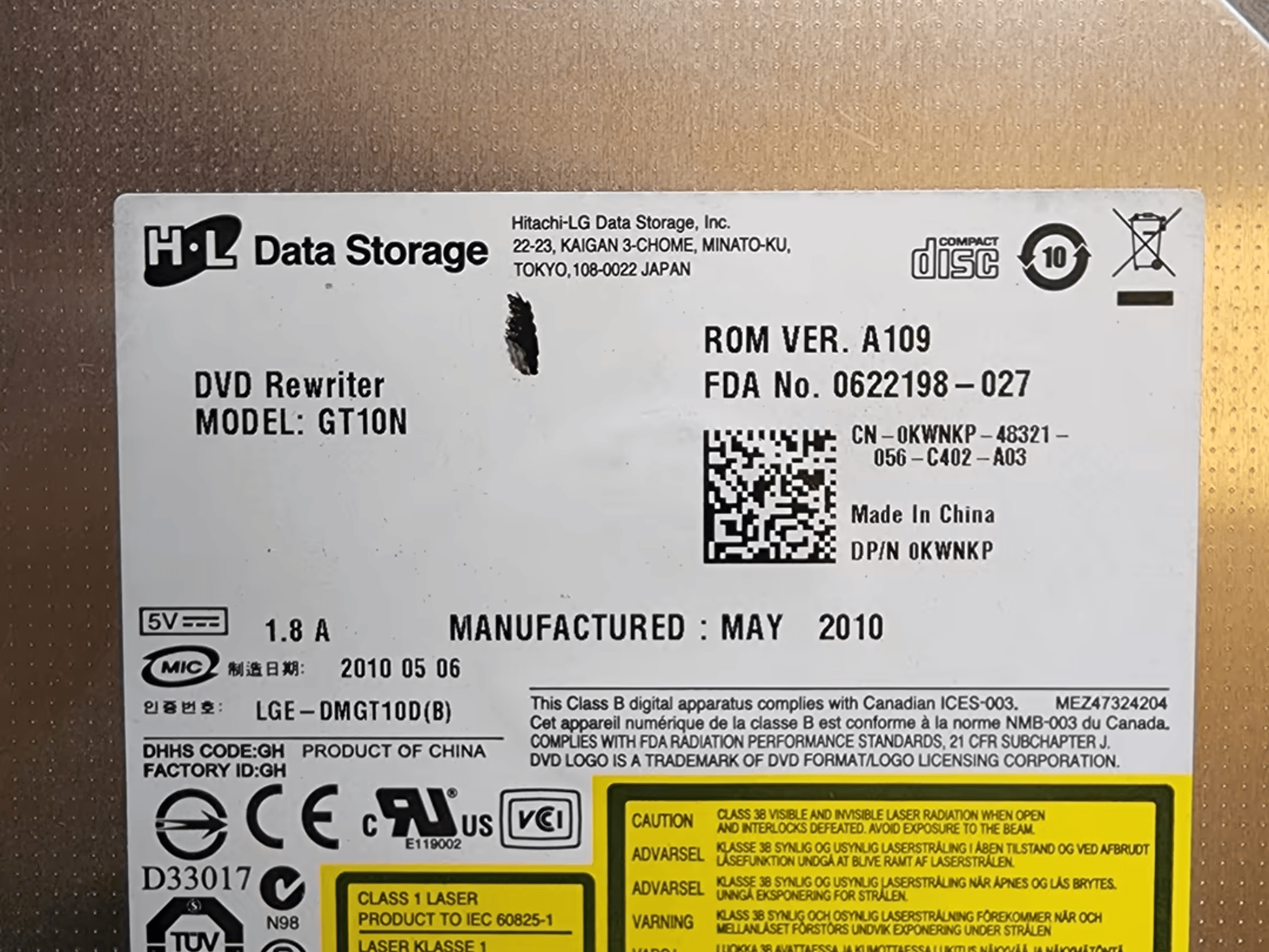 Laptop DVD CD Optical Drives