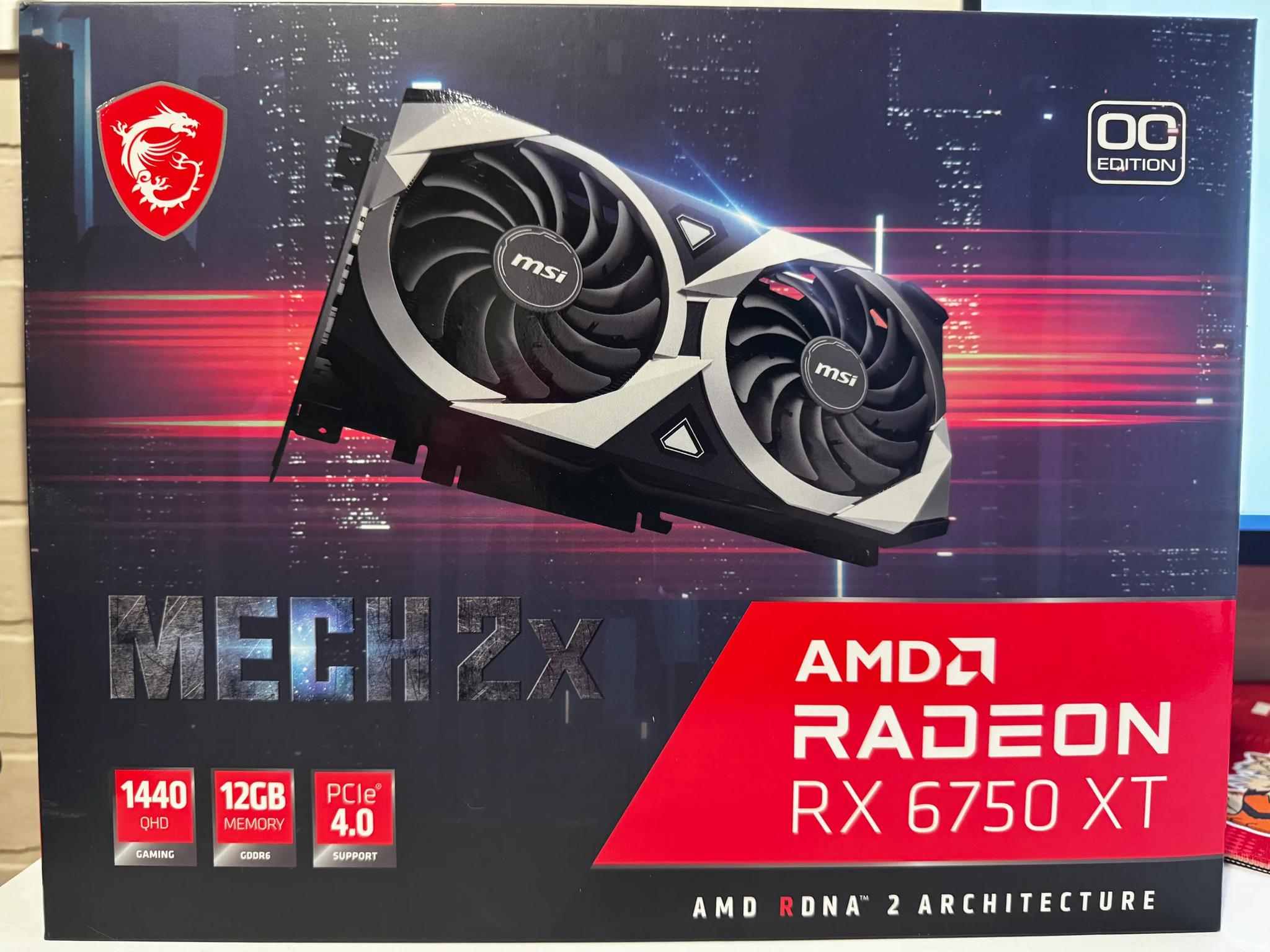 MSI Mech 2X/AMD Radeon RX 6750XT