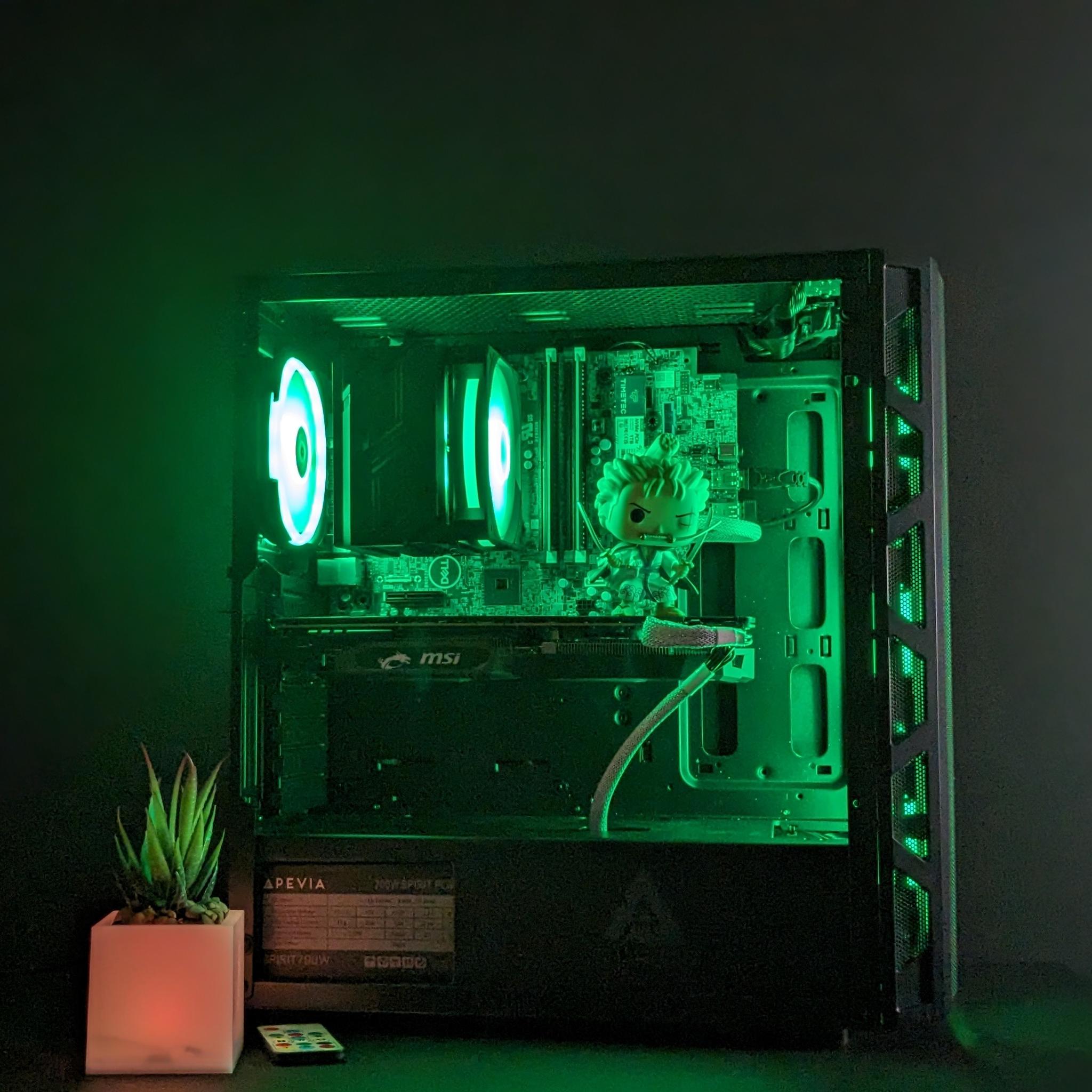 ⚔️🗡️Roronoa Zoro💚⚫️RX 5600XT⚫️ I5-8600@4.1GHz(6-Cores)⚫️16GB DDR4⚫️1TB PCIE NVMe⚫️Windows 11 Pro