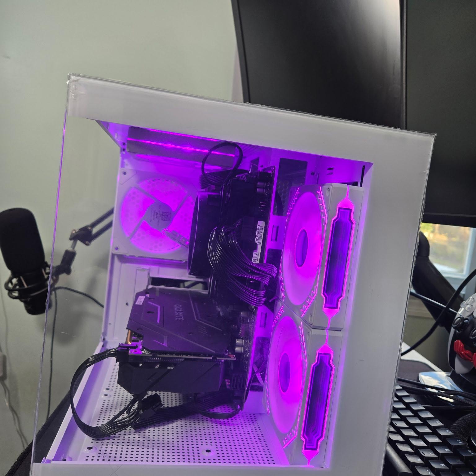 A mid ranged custom gaming pc with a Gigabyte GeForce RTX OC 2060 and an AMD Ryzen 5 5500