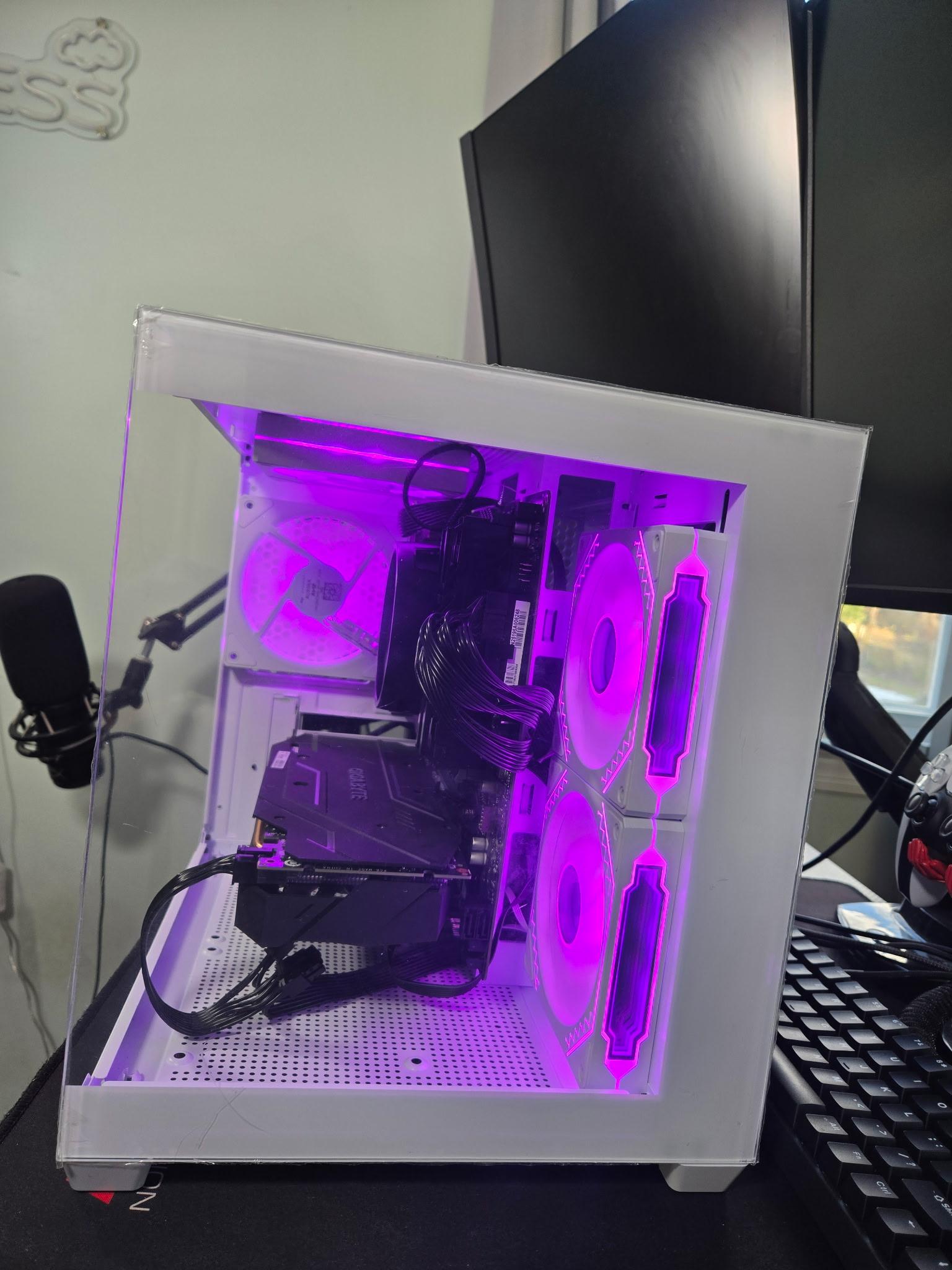A mid ranged custom gaming pc with a Gigabyte GeForce RTX OC 2060 and an AMD Ryzen 5 5500