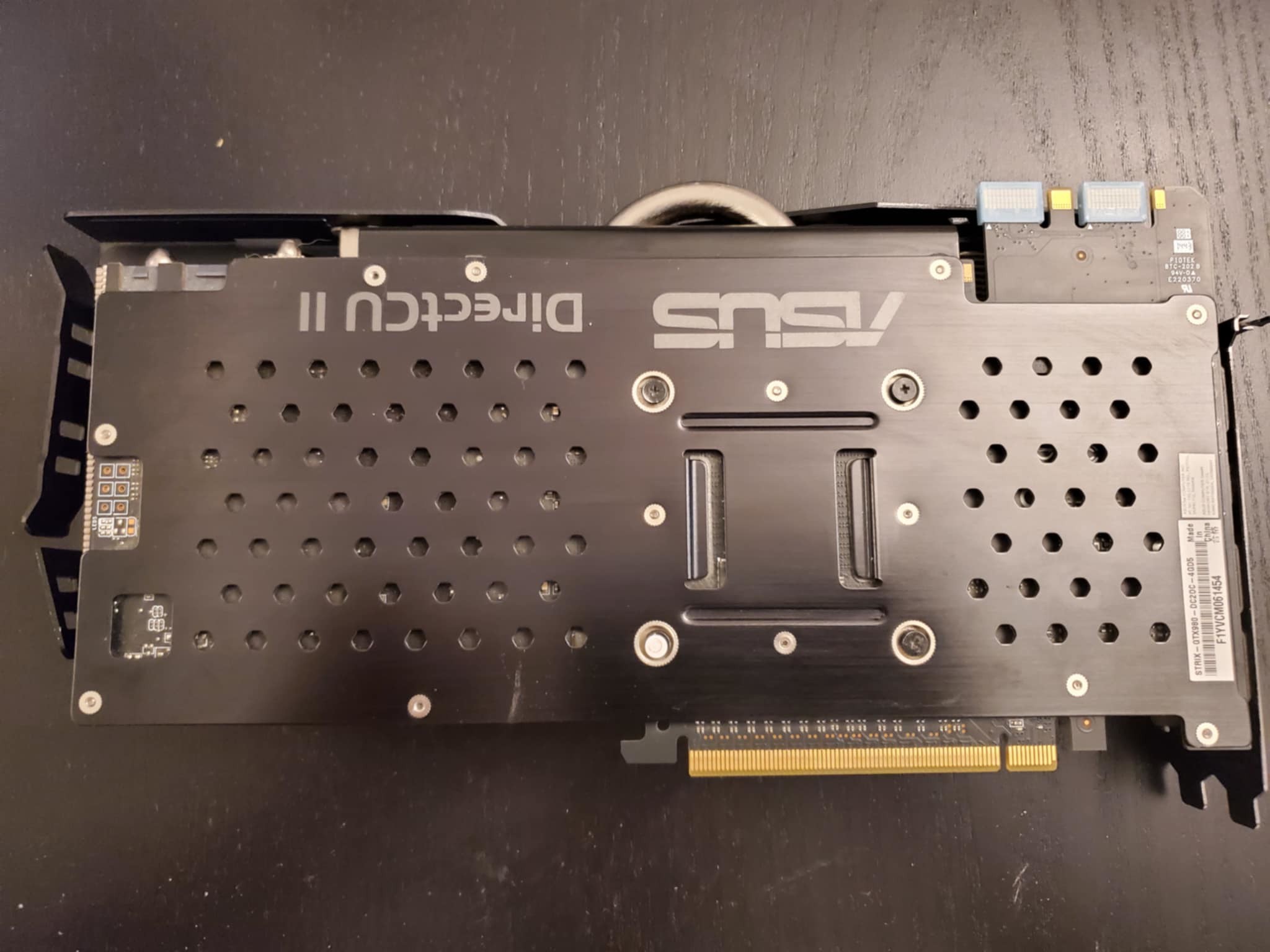 Holiday Sale! - Asus Strix GeForce GTX 980 4gb GPU Overclocked - Used