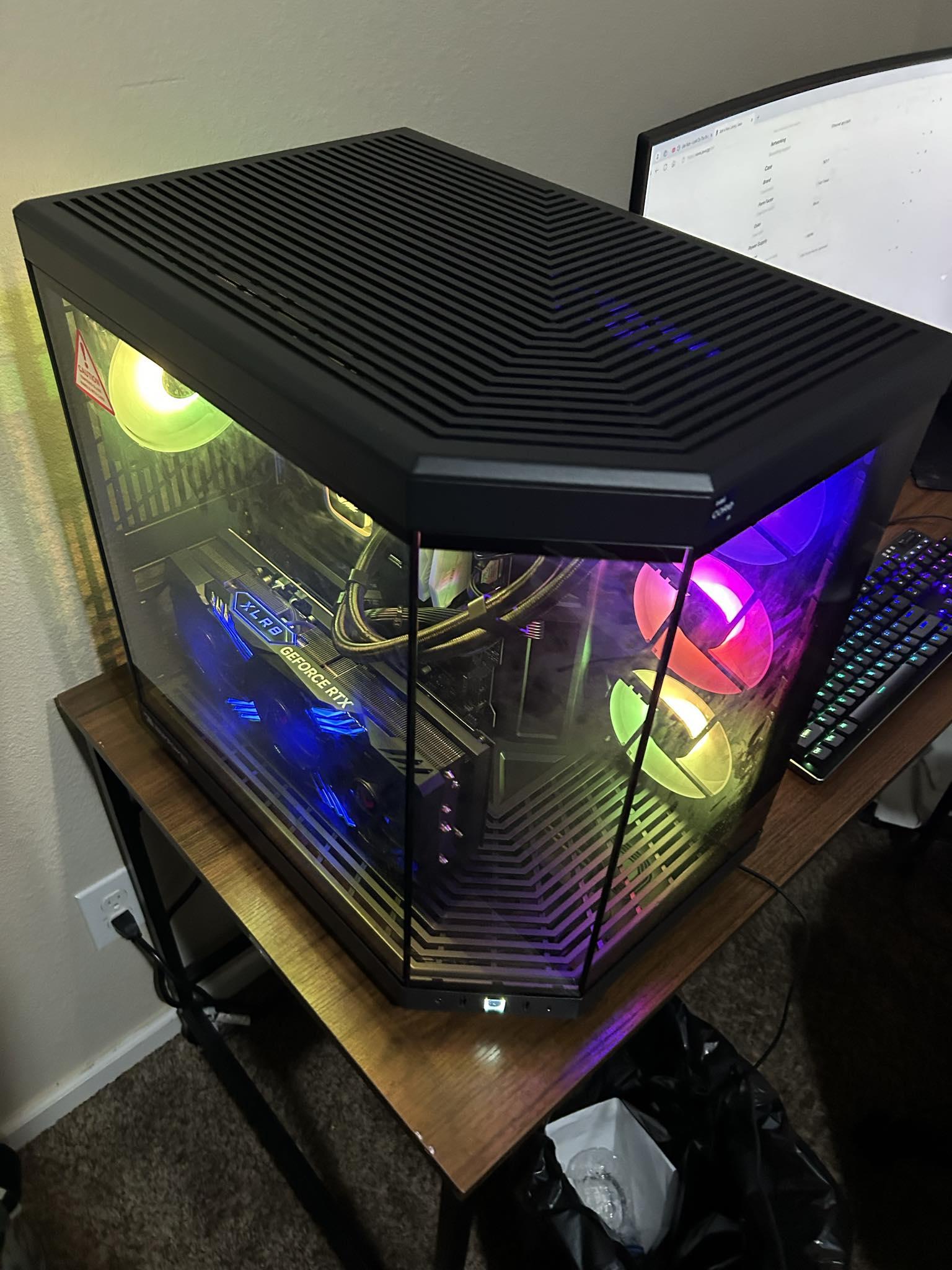 intel i9-14900kf MSI Z790 Geforce GTX4090 24GB  32g DDR5 6000MHZ 2tb M.2GEN4 NVME SSD 360AIO cooler