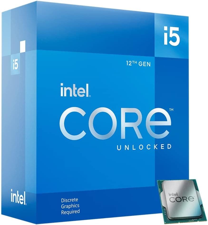Intel Core i5-12600KF Desktop Processor 10 (6P+4E) Cores up to 4.9 GHz Unlocked  LGA 1700