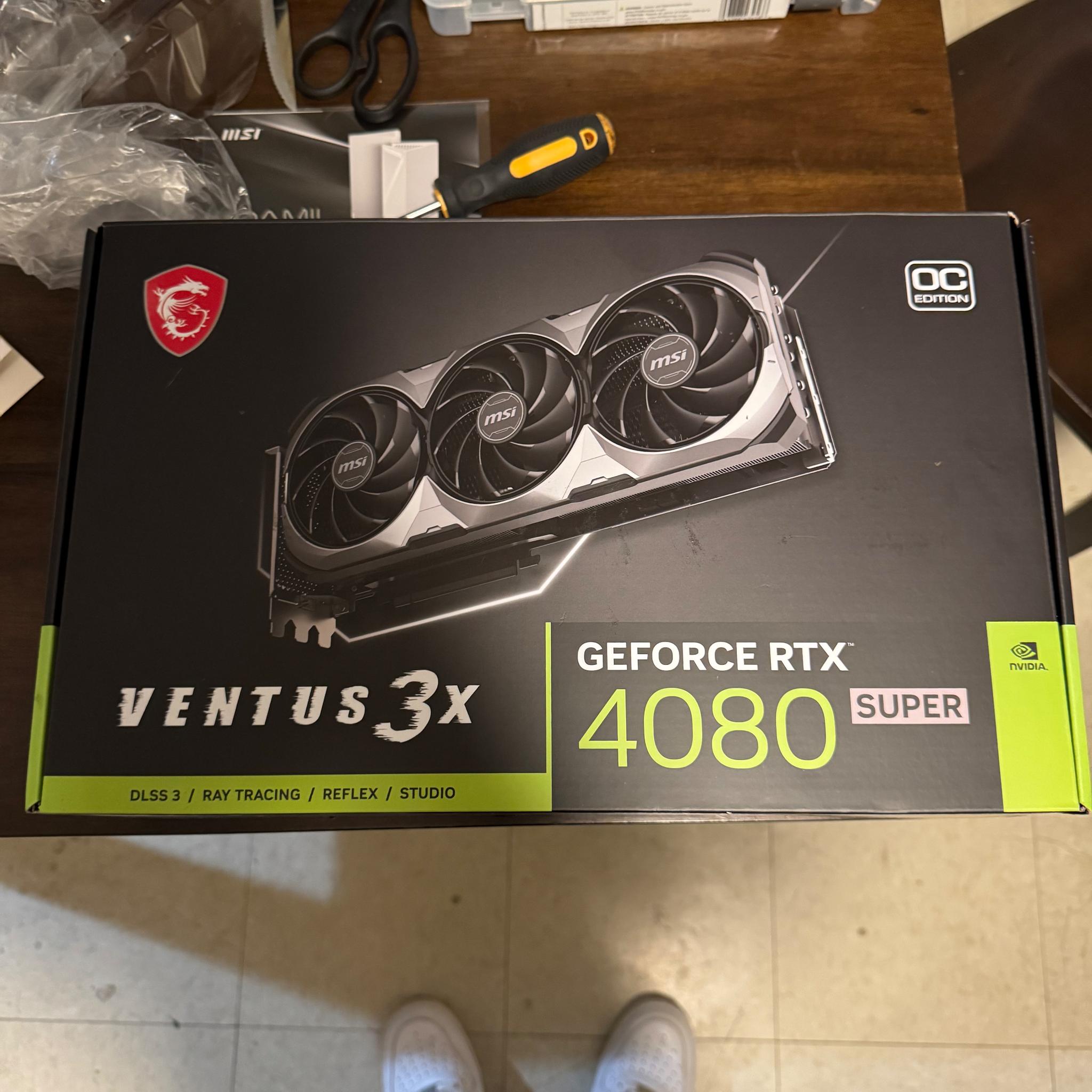 🚀 FOR SALE: MSI GeForce RTX 4080 SUPER 16GB – Like New, In Box 🚀