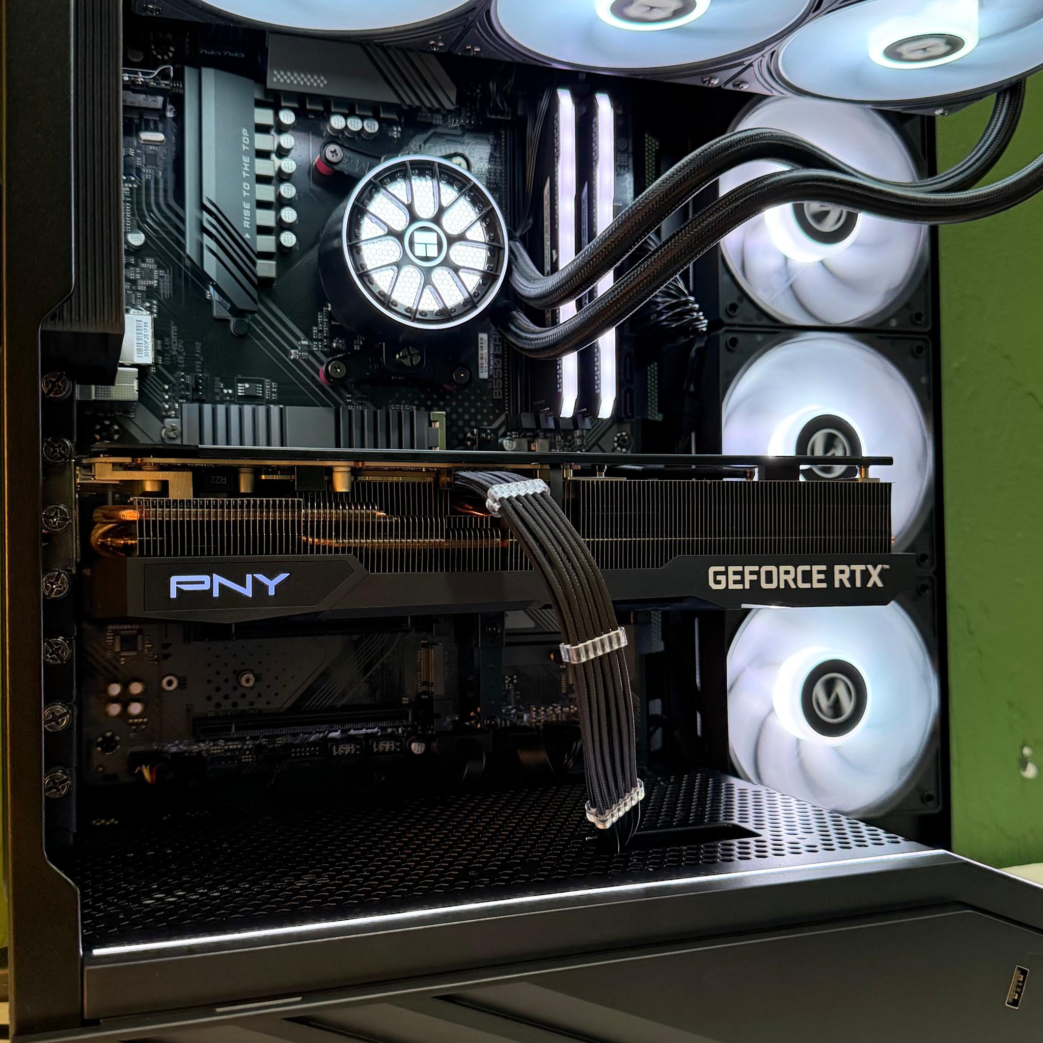 RTX 3070 Ti | Ryzen 7 5700X | 32GB RAM | 1TB NVMe SSD | 750W PSU | 360mm AIO