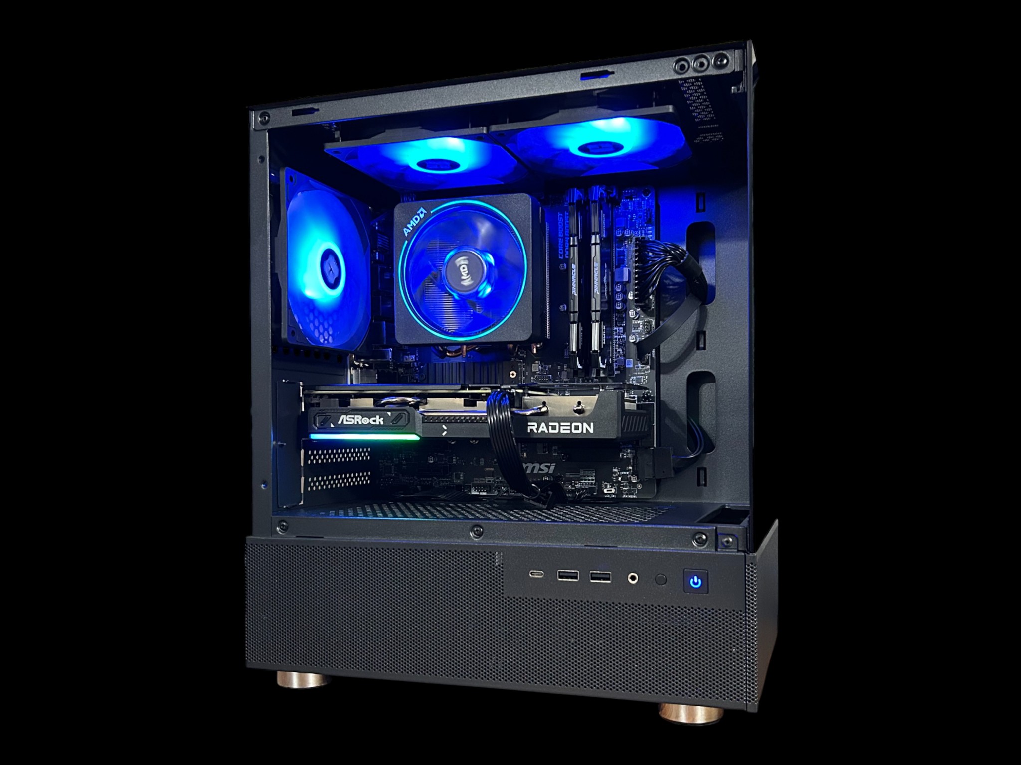 RX 9060XT 16GB | Ryzen 5 5600X | 16GB DDR4 | 1TB NVMe | The Officer RX