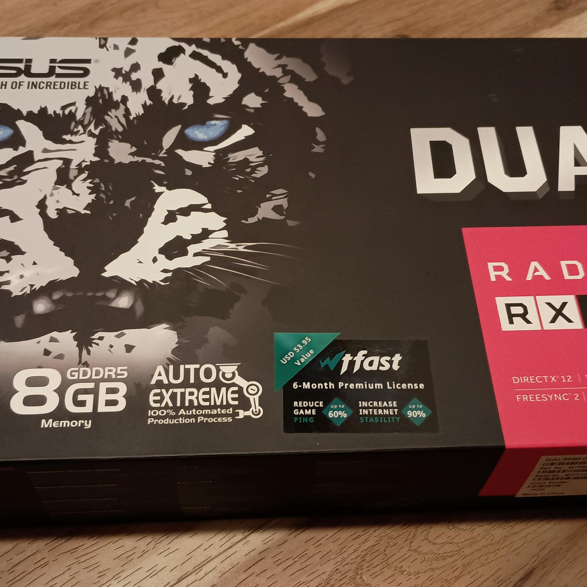 Asus DUAL Radeon RX 580 8GB