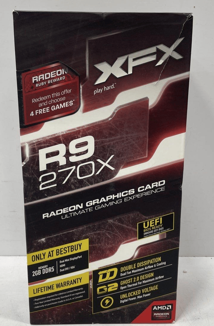 Xfx Amd Radeon R9 270x Graphics Card 2 GBDDR5