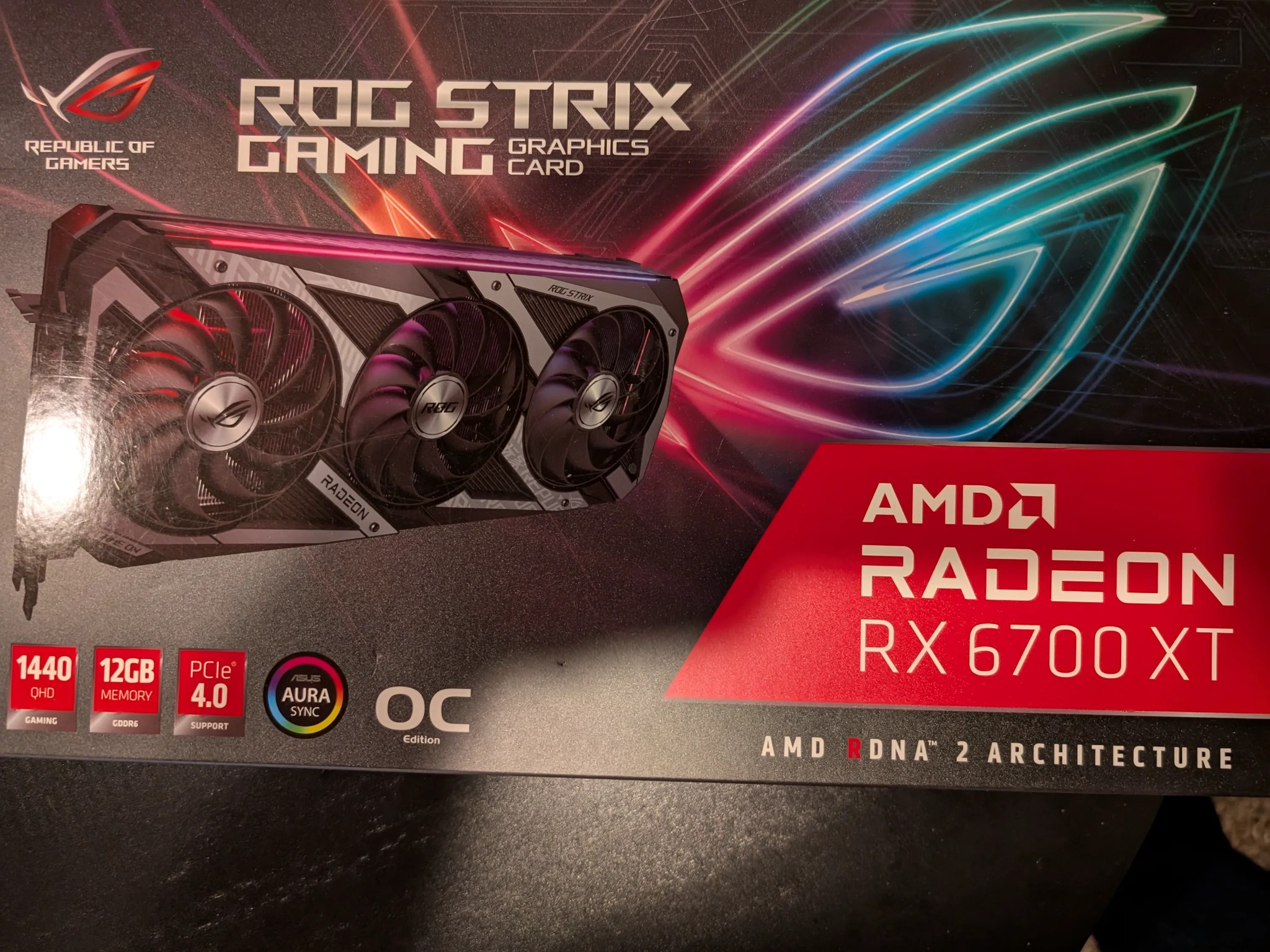 ROG STRIX GAMING AMD Radeon RX 6700 XT (Lightly Used)
