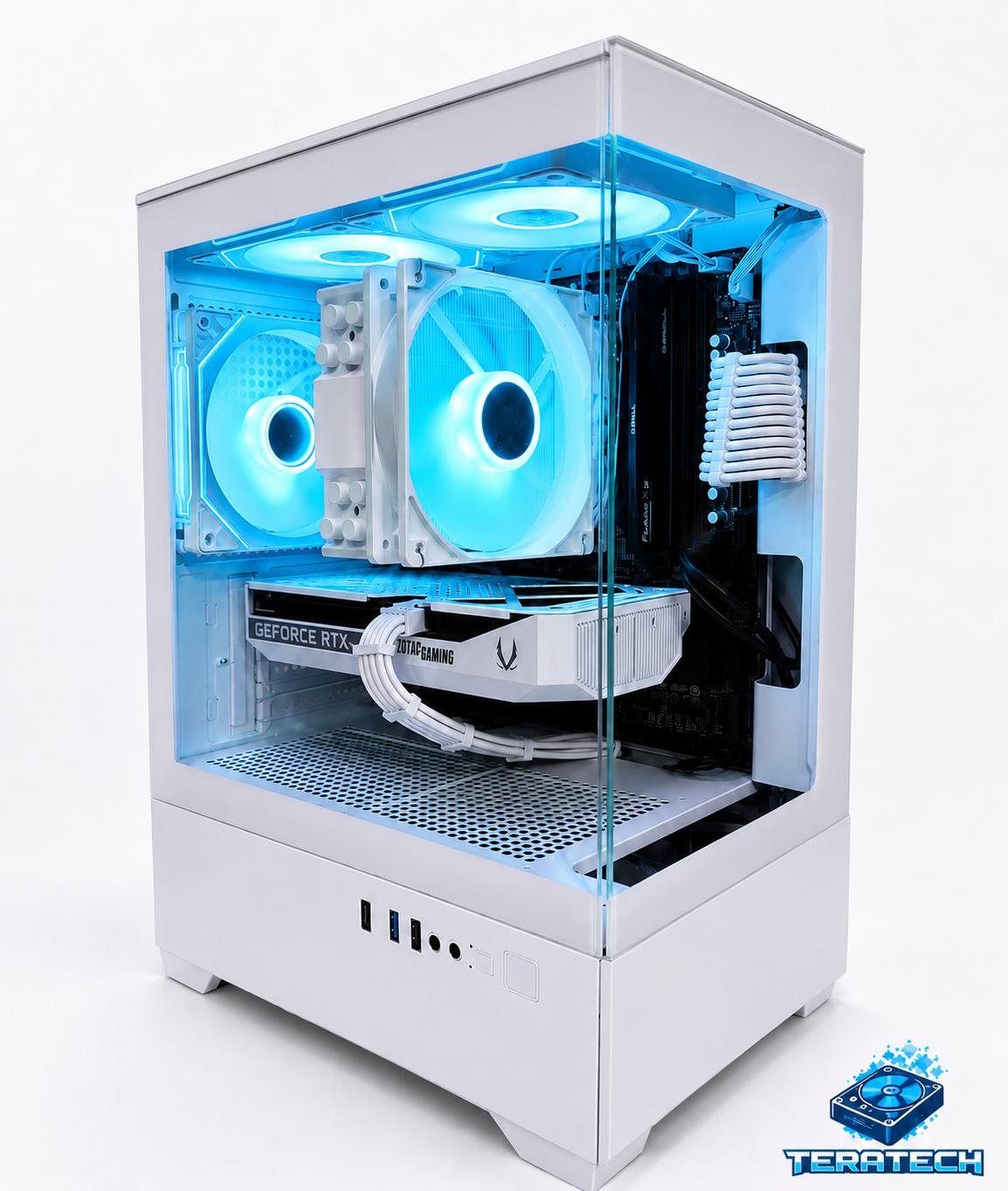 White 1440p Gaming PC | Ryzen 5 7500X3D | RTX 5060Ti | 16GB DDR5