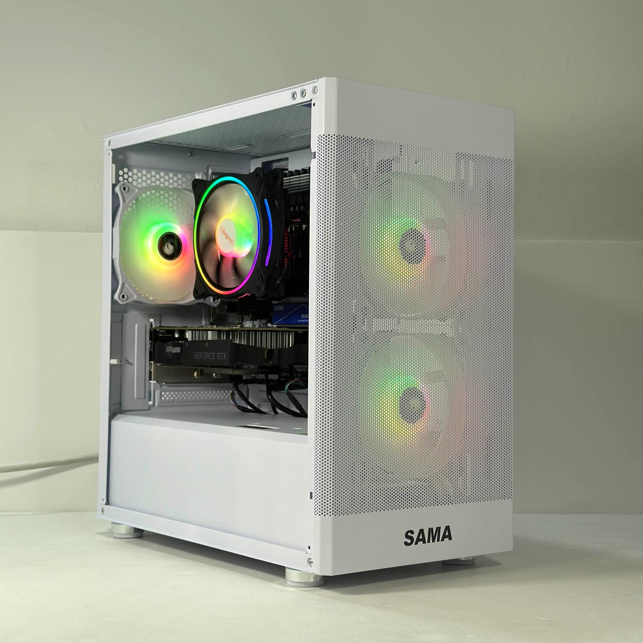 Intel i7 6 Core | GeForce GTX 1650 | 32GB RAM | 512GB SSD | WIFI + Bluetooth | 1080p White Gaming PC