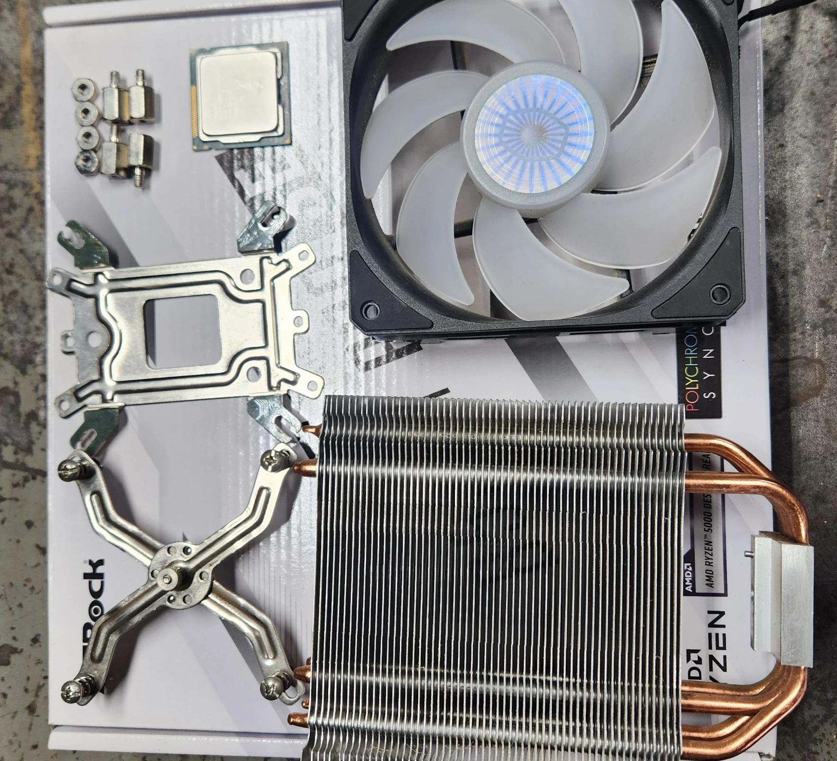 i5 2500K with Hyper 212 RGB cooler and 12GB ram