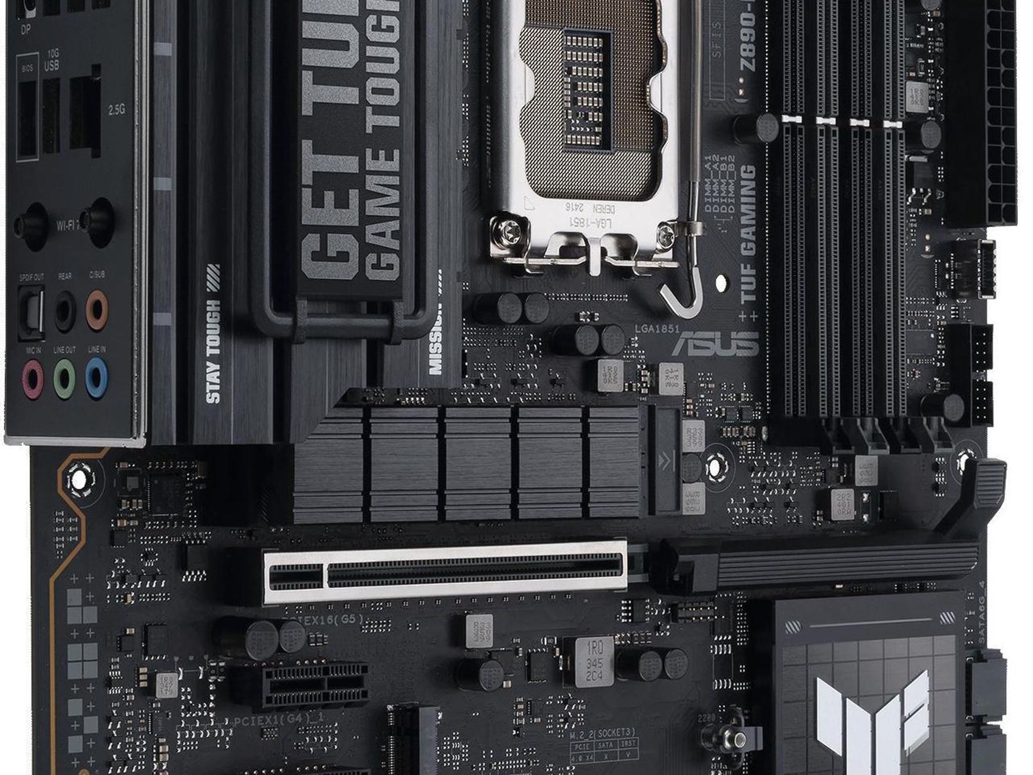 ASUS TUF Gaming Z890-PLUS WiFi Z890 LGA 1851 ATX Desktop Motherboard