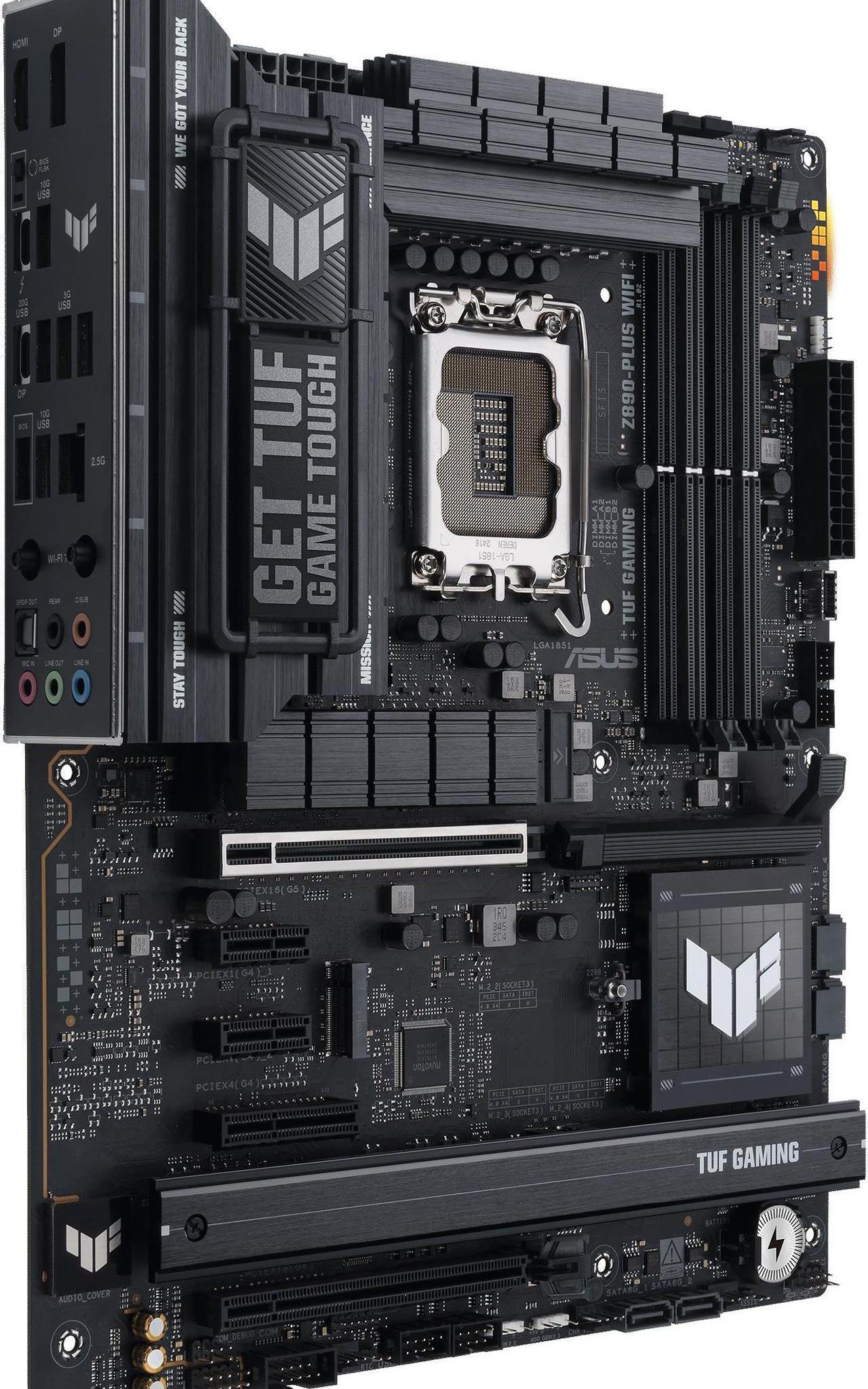 ASUS TUF Gaming Z890-PLUS WiFi Z890 LGA 1851 ATX Desktop Motherboard