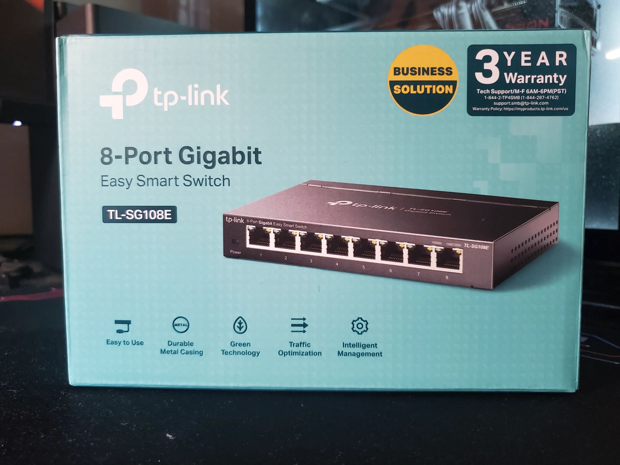 TP-Link TL-SG108E 8-Port Gigabit Easy Smart Switch