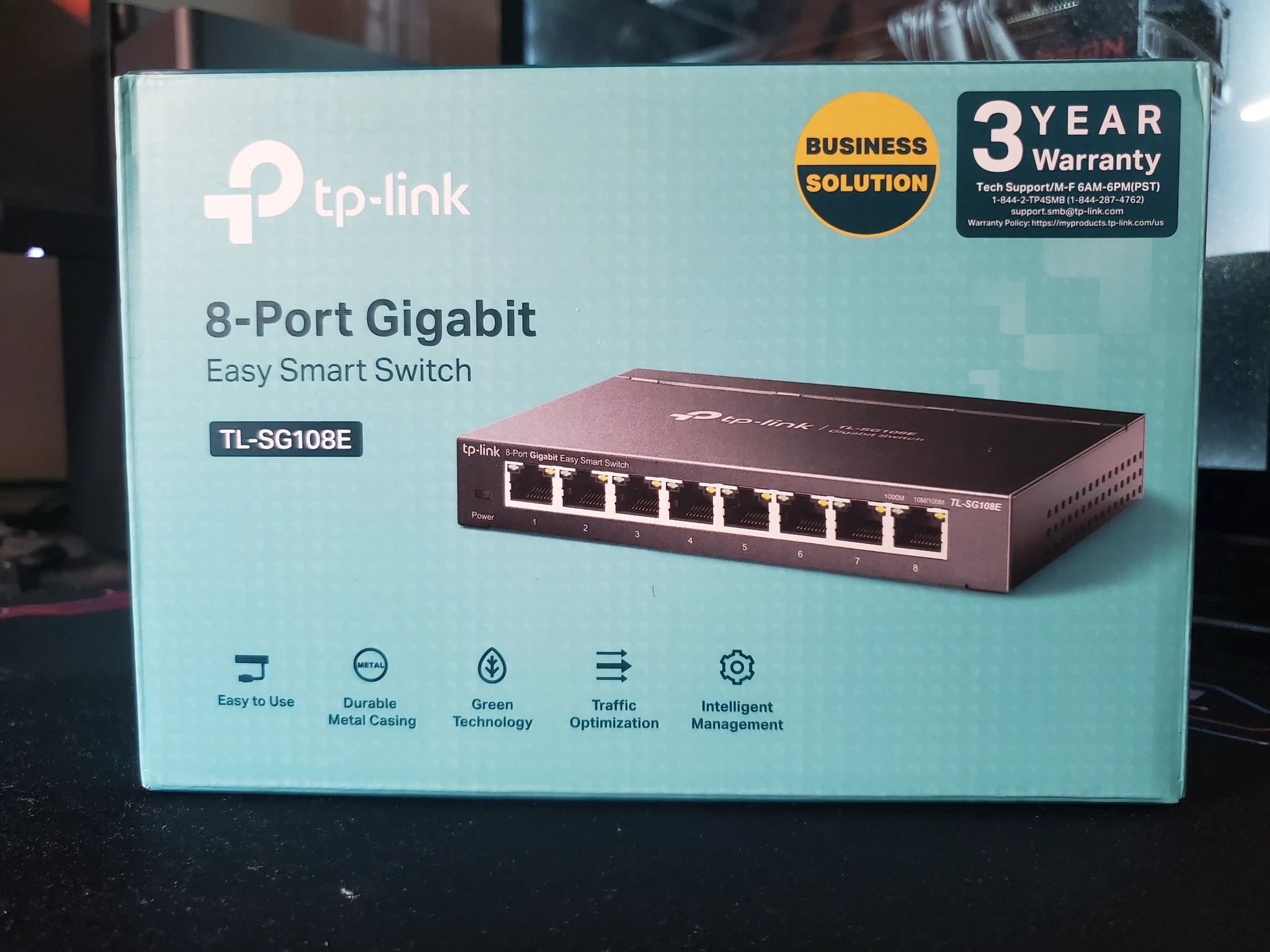 TP-Link TL-SG108E 8-Port Gigabit Easy Smart Switch