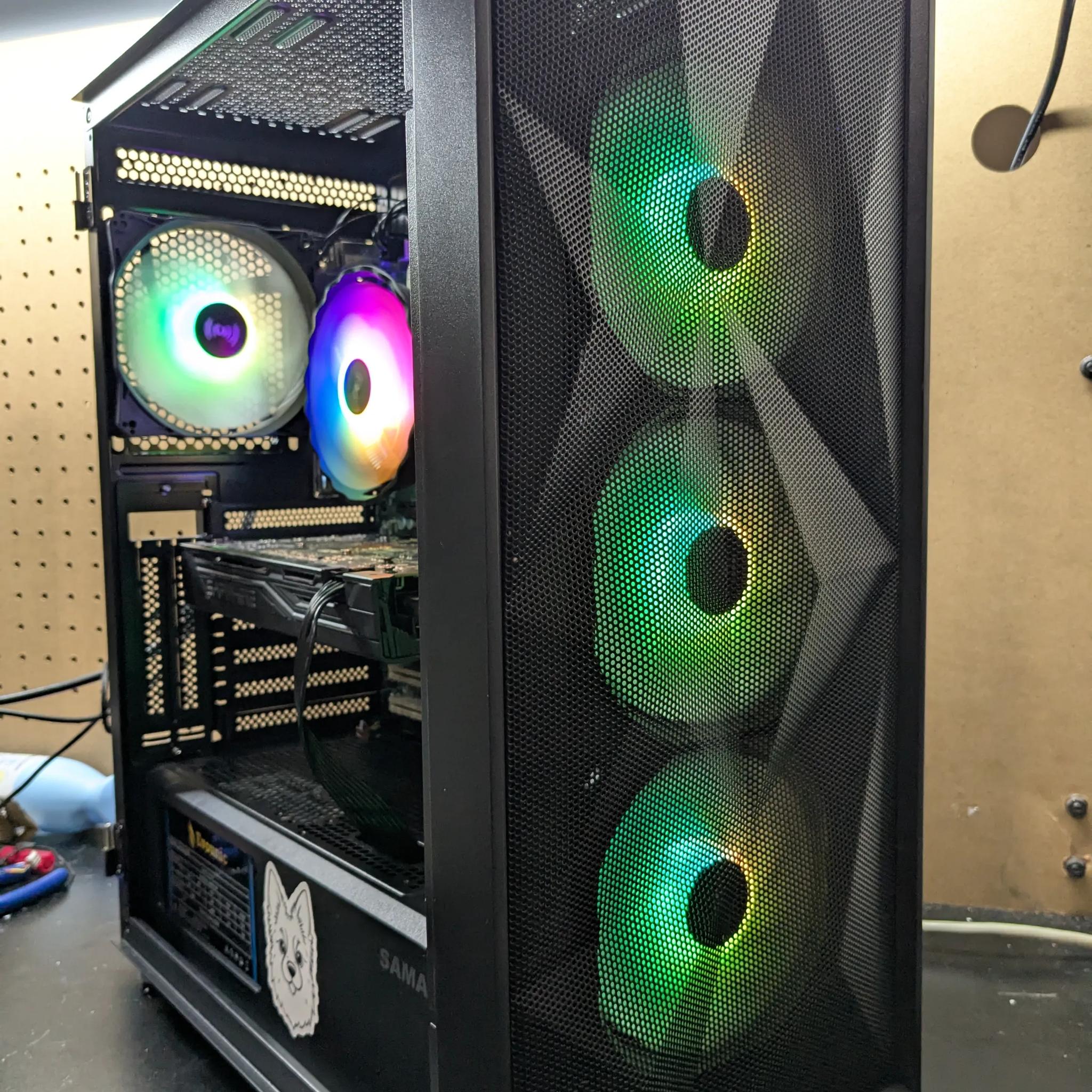 120 FPS Fortnite | 180 Day Warranty | i5-4590, 16GB RAM, 480GB SSD, RX 470 4GB, RGB, Win10, Wifi