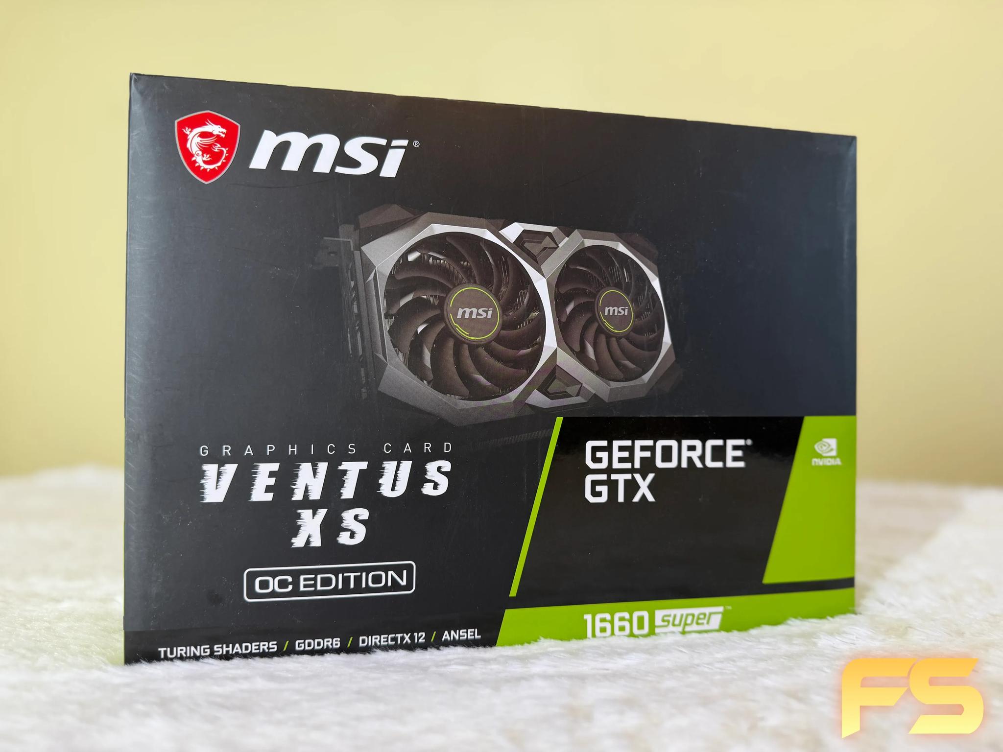GeForce GTX 1660 SUPER | MSI VENTUS XS OC | 6 GB VRAM | USED | Perfect Condition | 1080p Ready