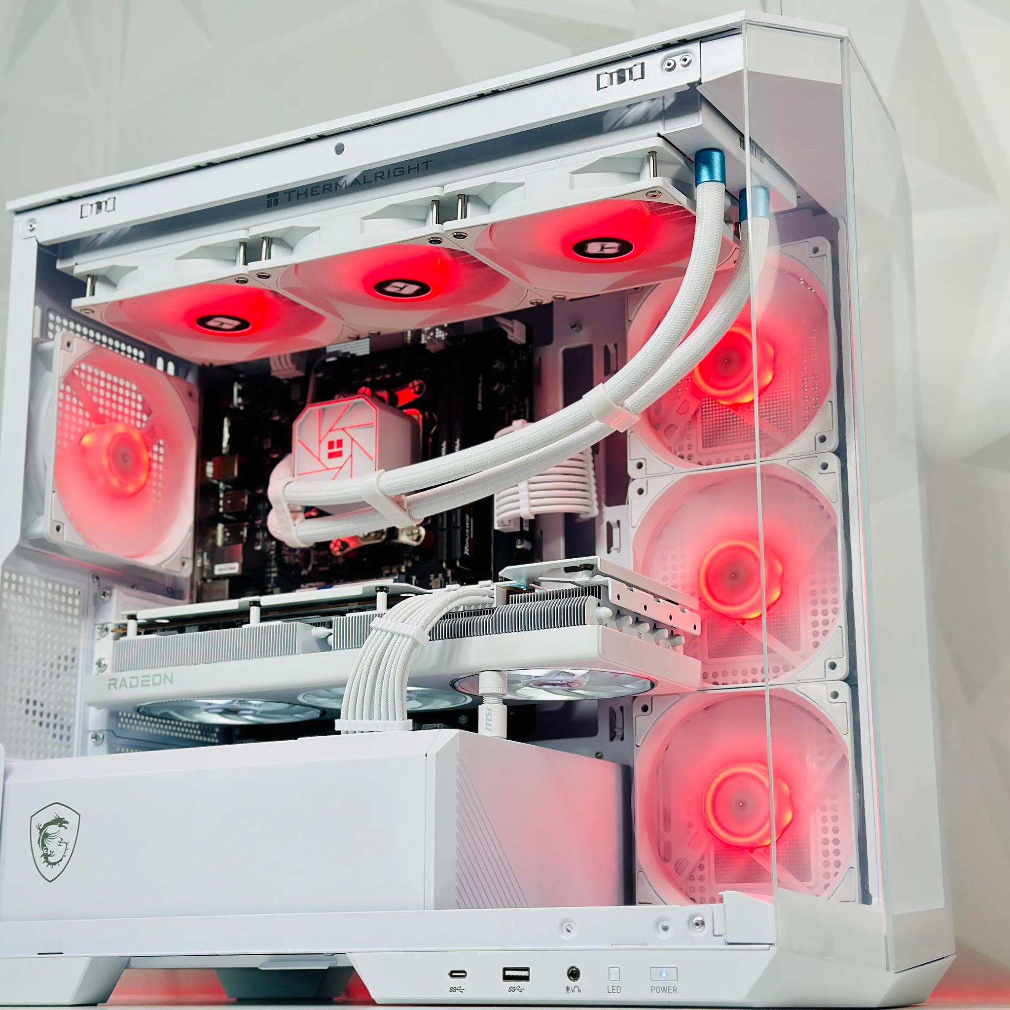 🌬️🧊🐧🥶Iceberg||💧Liquid Cooled Gaming PC❄️AMD RX 7800 XT 16GB❄️AMD Ryzen 5 7500F❄️32GB DDR5❄️ 1TB