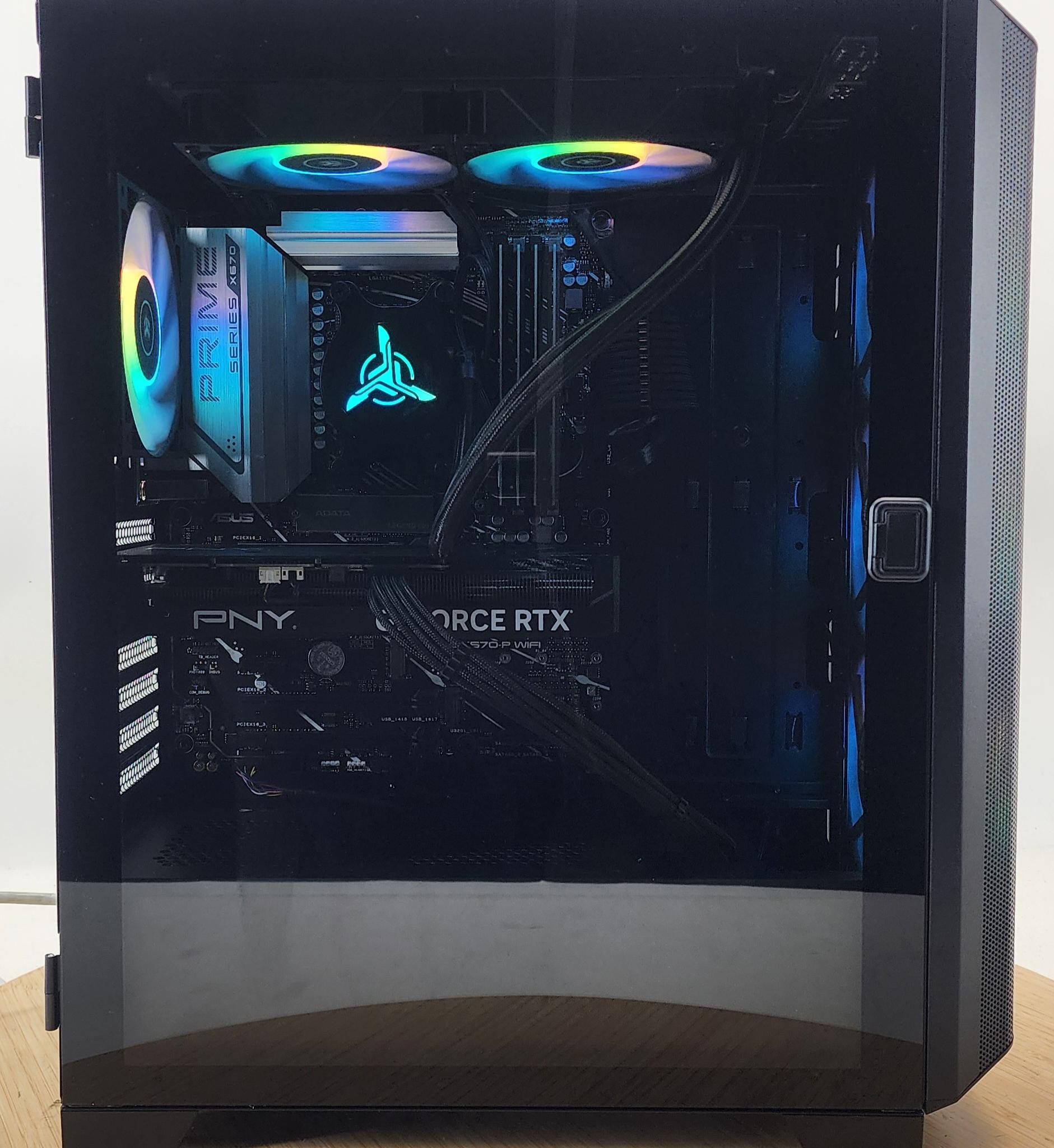 Gaming PC Ryzen 7 7700 32GB RAM 1TB SSD RTX 4060 Ti 16GB Windows 11 Computer