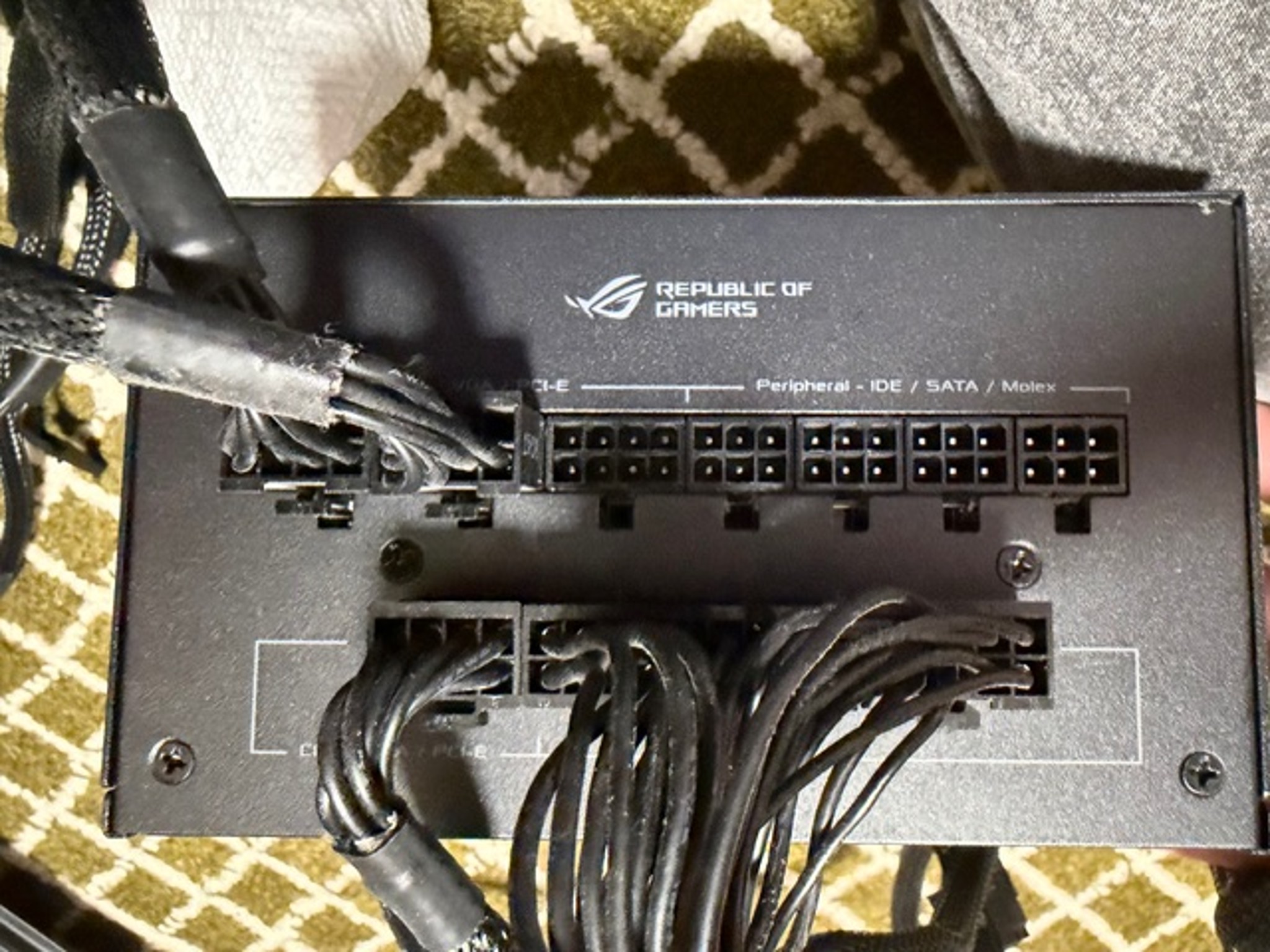 Asus ROG STRIX 550 Watt 80 Plus Gold Fully Modular ATX Power Supply.