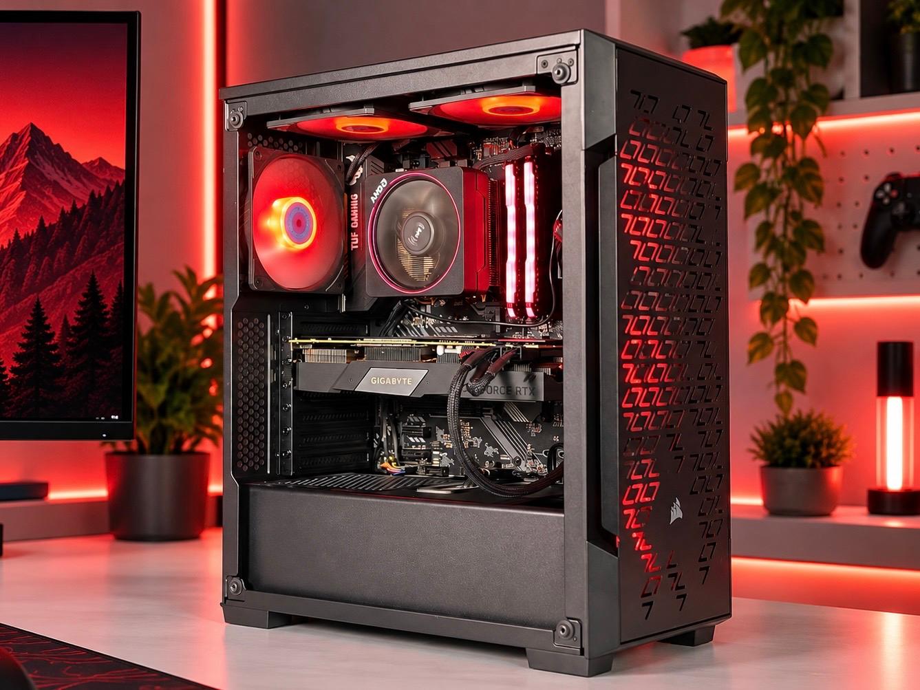 ❤️‍🔥SCARLET Gaming PC | RTX 2080 SUPER | Ryzen 7 3700x | 32GB RAM | 512GB SSD + 1TB HDD | FREE SHIP