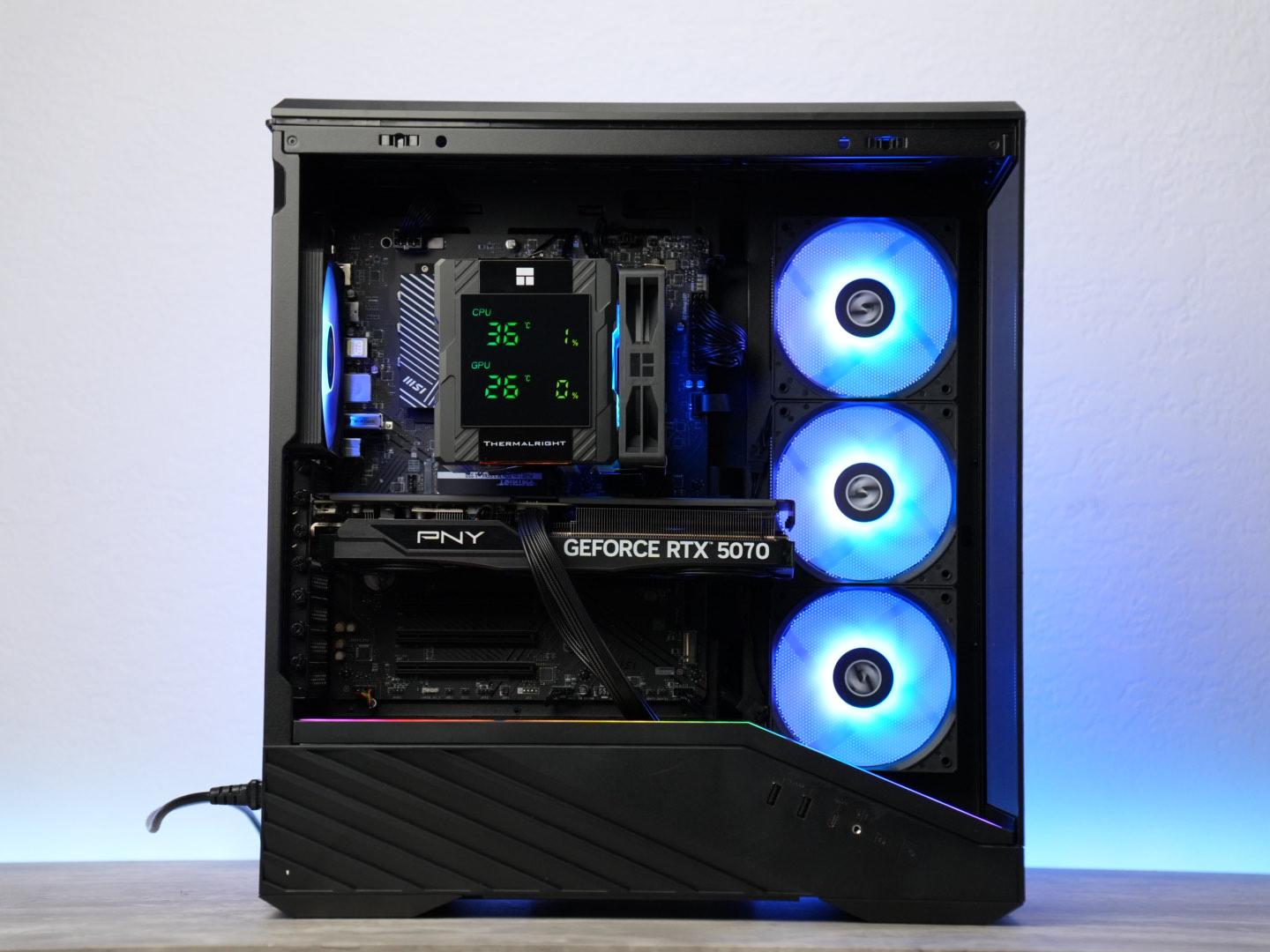 Gaming PC | RTX 5070 | RYZEN 7 7700 | 16GB DDR5 | 2TB SSD | WIN 11 | WiFi + BT